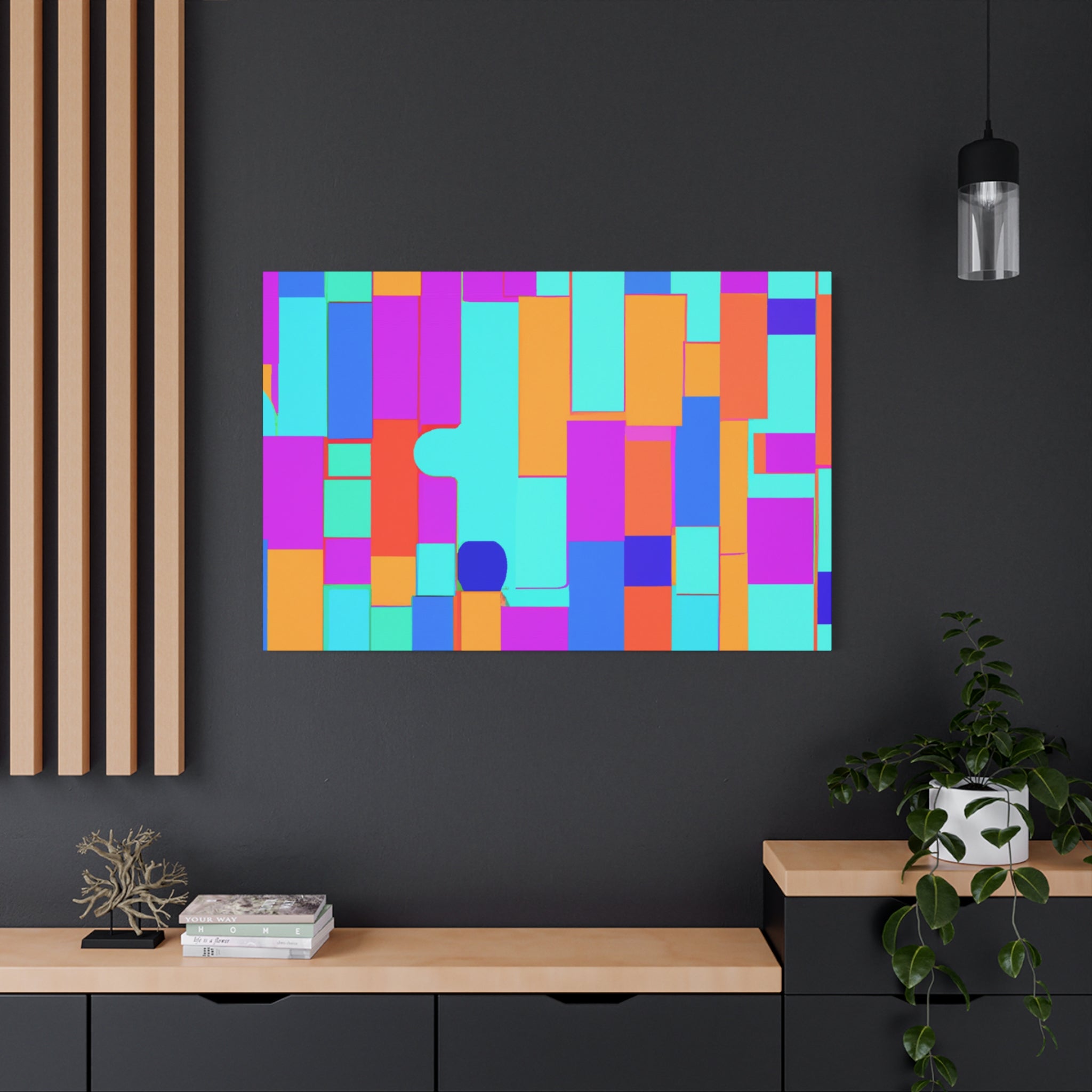 Groovy Kaleidoscope - Canvas