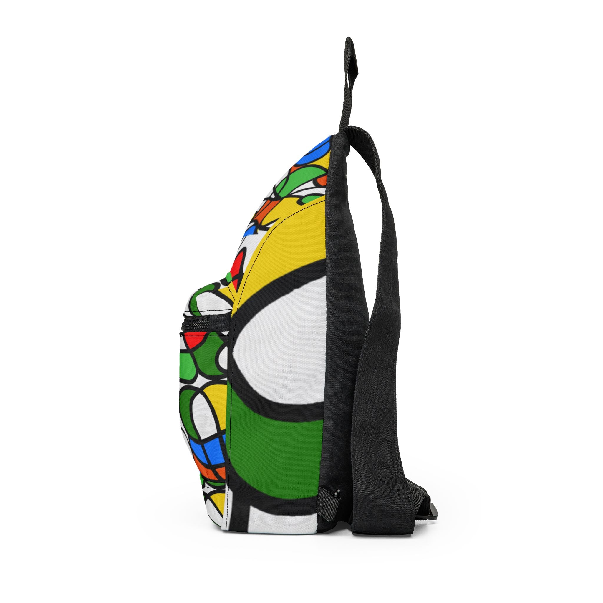 "Floral Groove: A Spectrum of Psychedelic Love" - Sling Bag