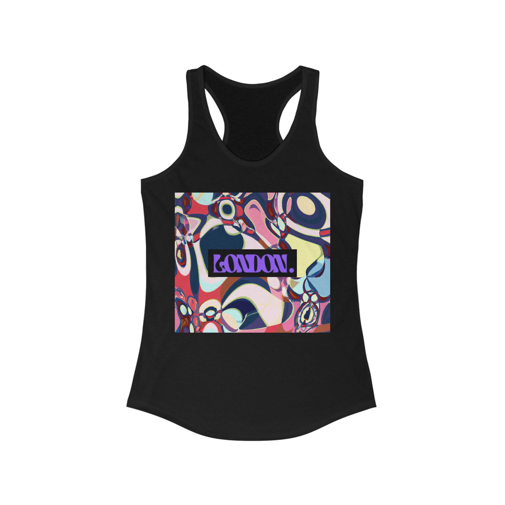 "KaleidoGroove: Visions in Pop & Psychedelia" - Racerback Tank Top