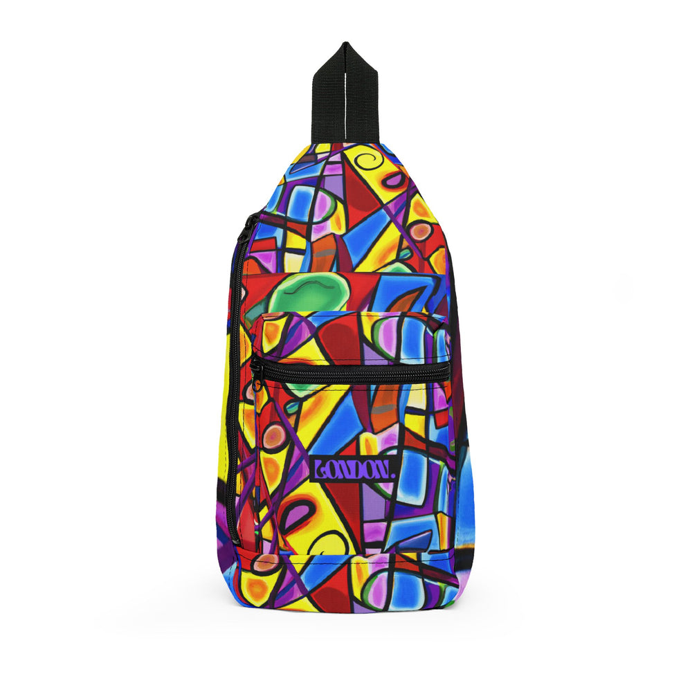 "Groovy Lava Lamp Emporium" - Sling Bag