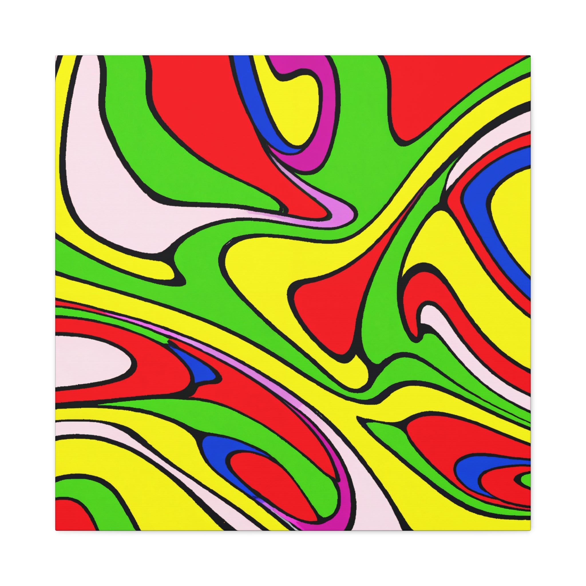 Groovy Kaleidoscope - Canvas