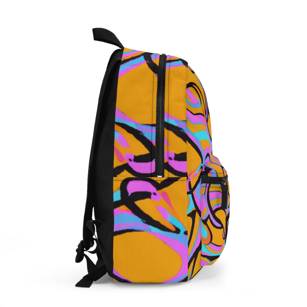 "Groovy Revolution: Color Pop & Vintage Vibes" - Backpack