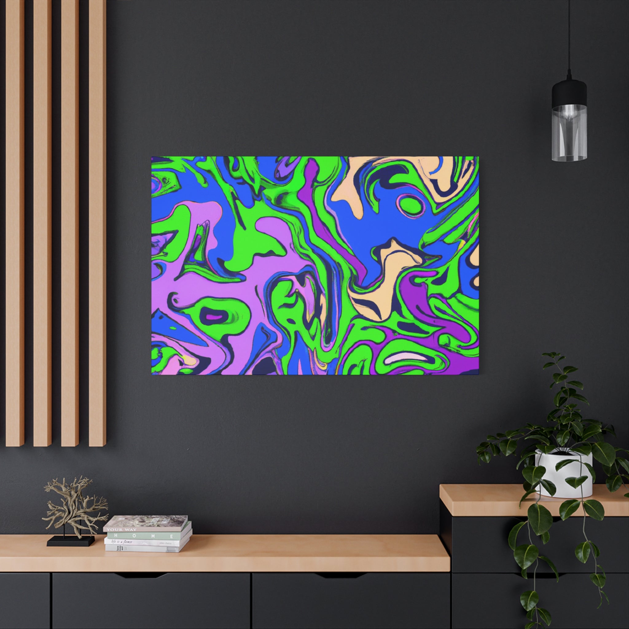 Groovy Kaleidoscope - Canvas