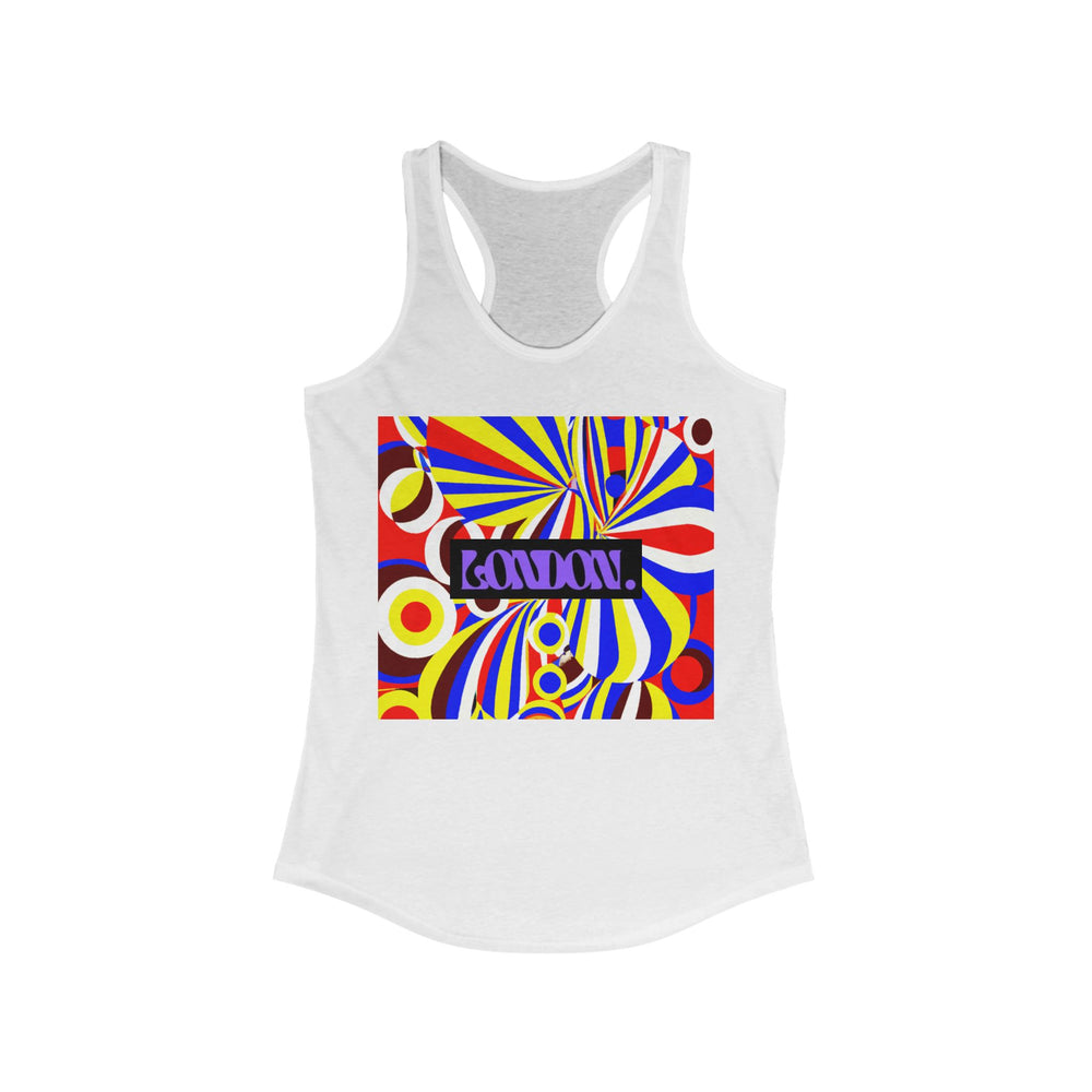 "Kaleidoscope Groove" - Racerback Tank Top