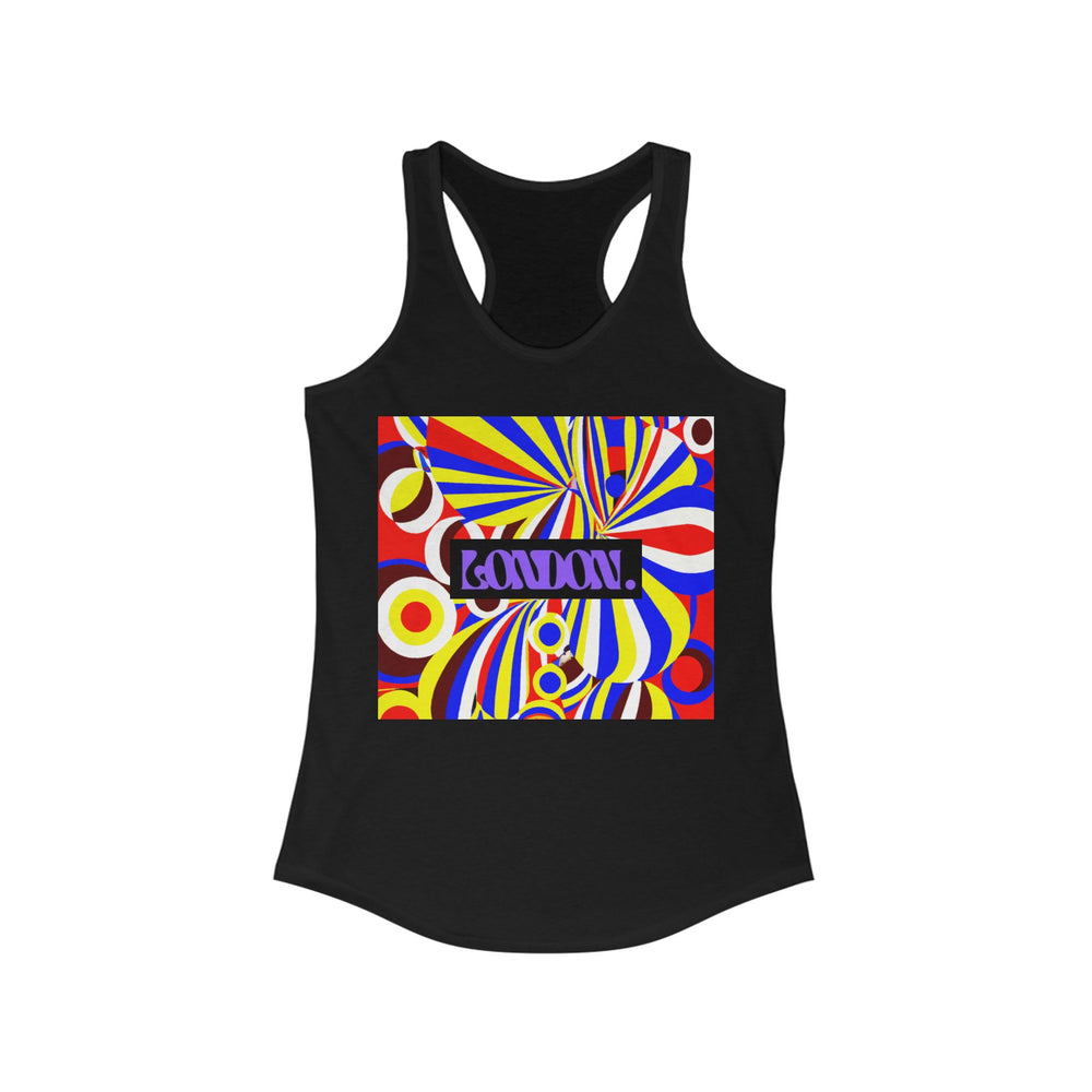 "Kaleidoscope Groove" - Racerback Tank Top