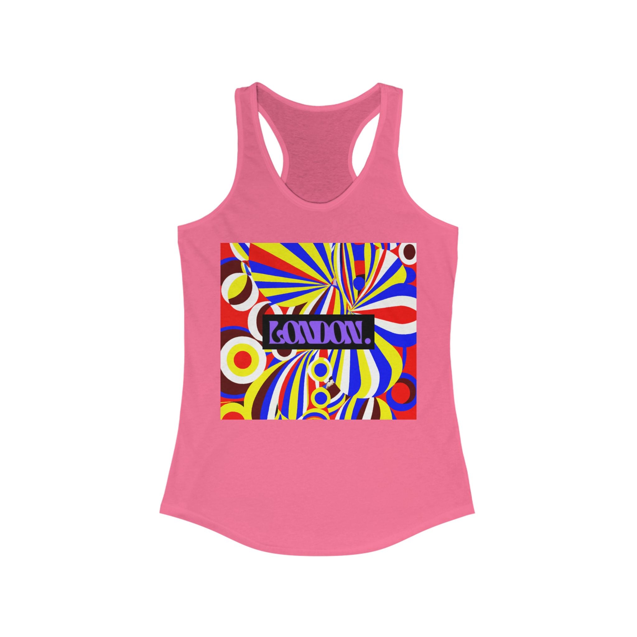 "Kaleidoscope Groove" - Racerback Tank Top