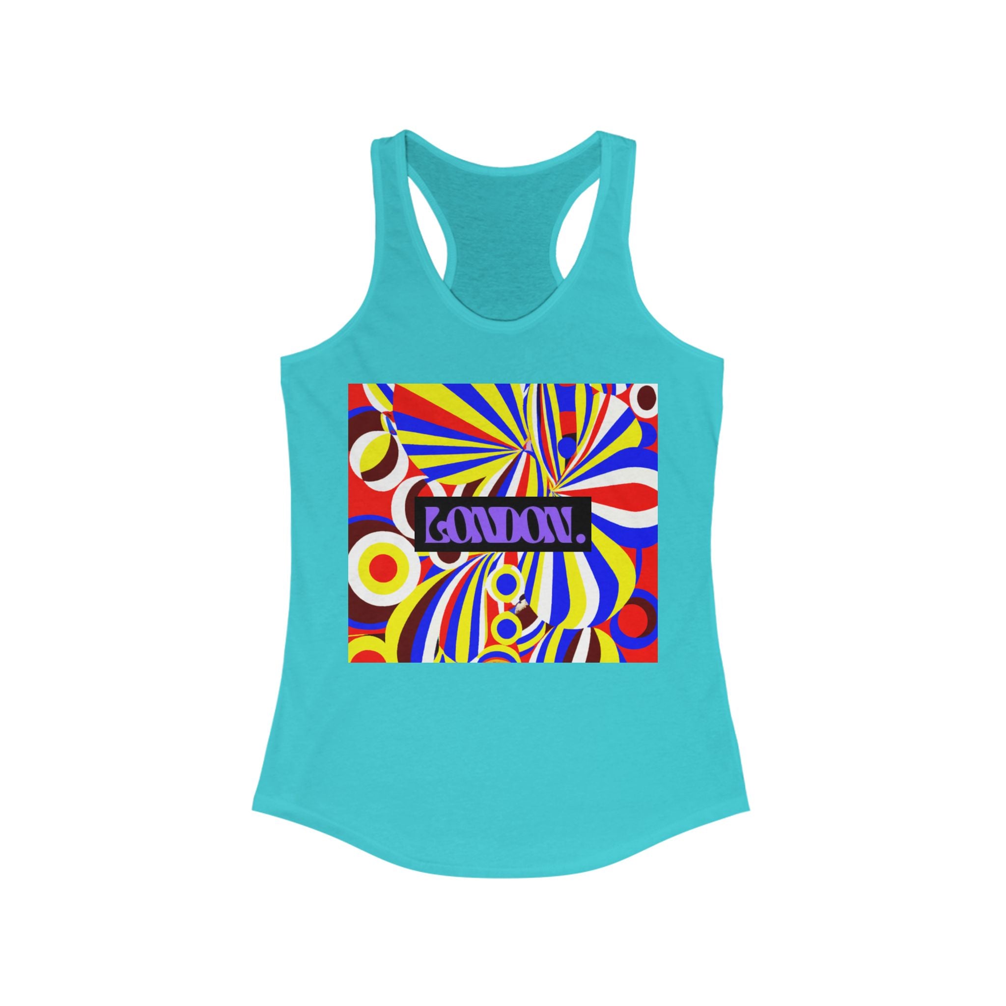 "Kaleidoscope Groove" - Racerback Tank Top