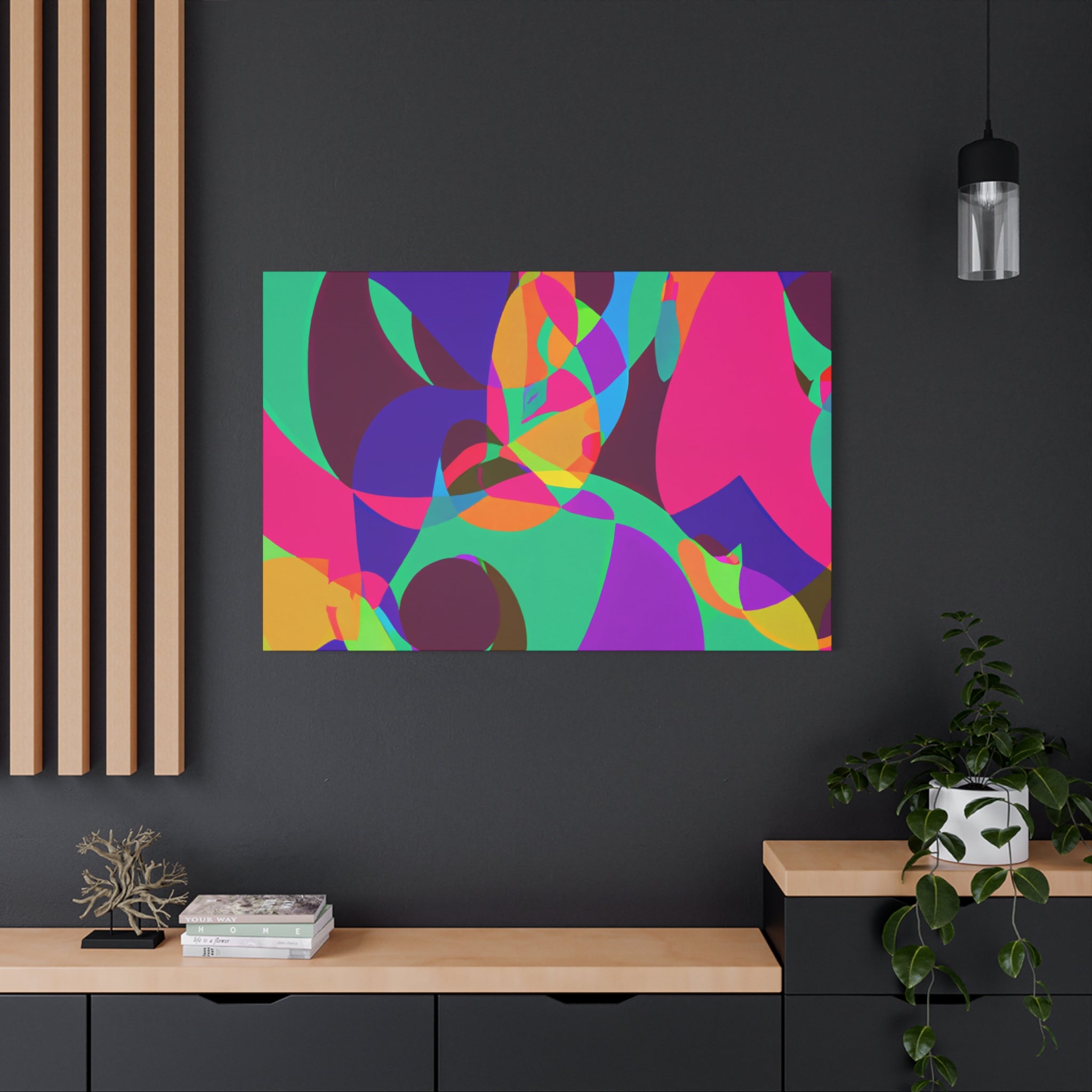 Groovy Kaleidoscope - Canvas