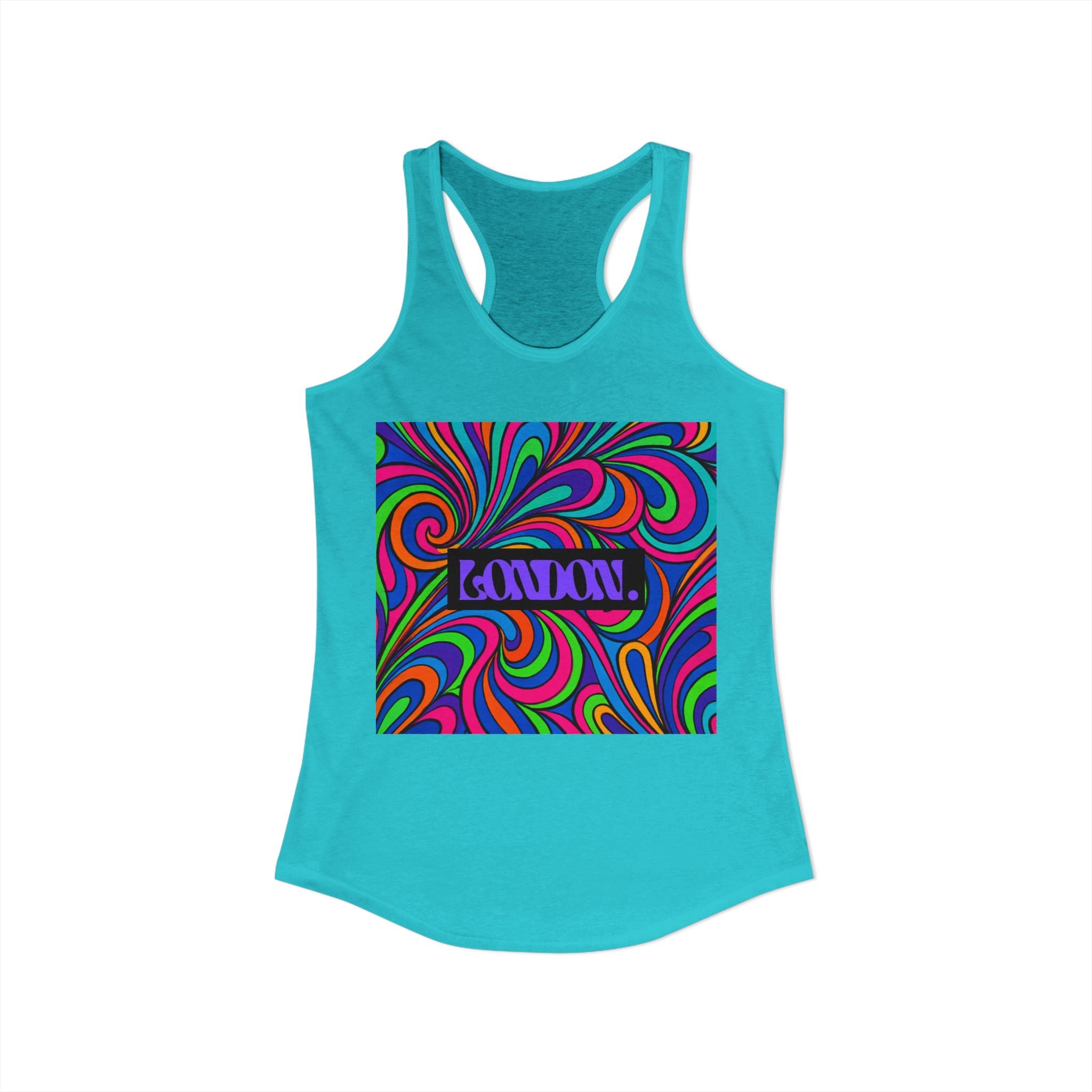 "Groovy Garnet Galaxy" - Racerback Tank Top