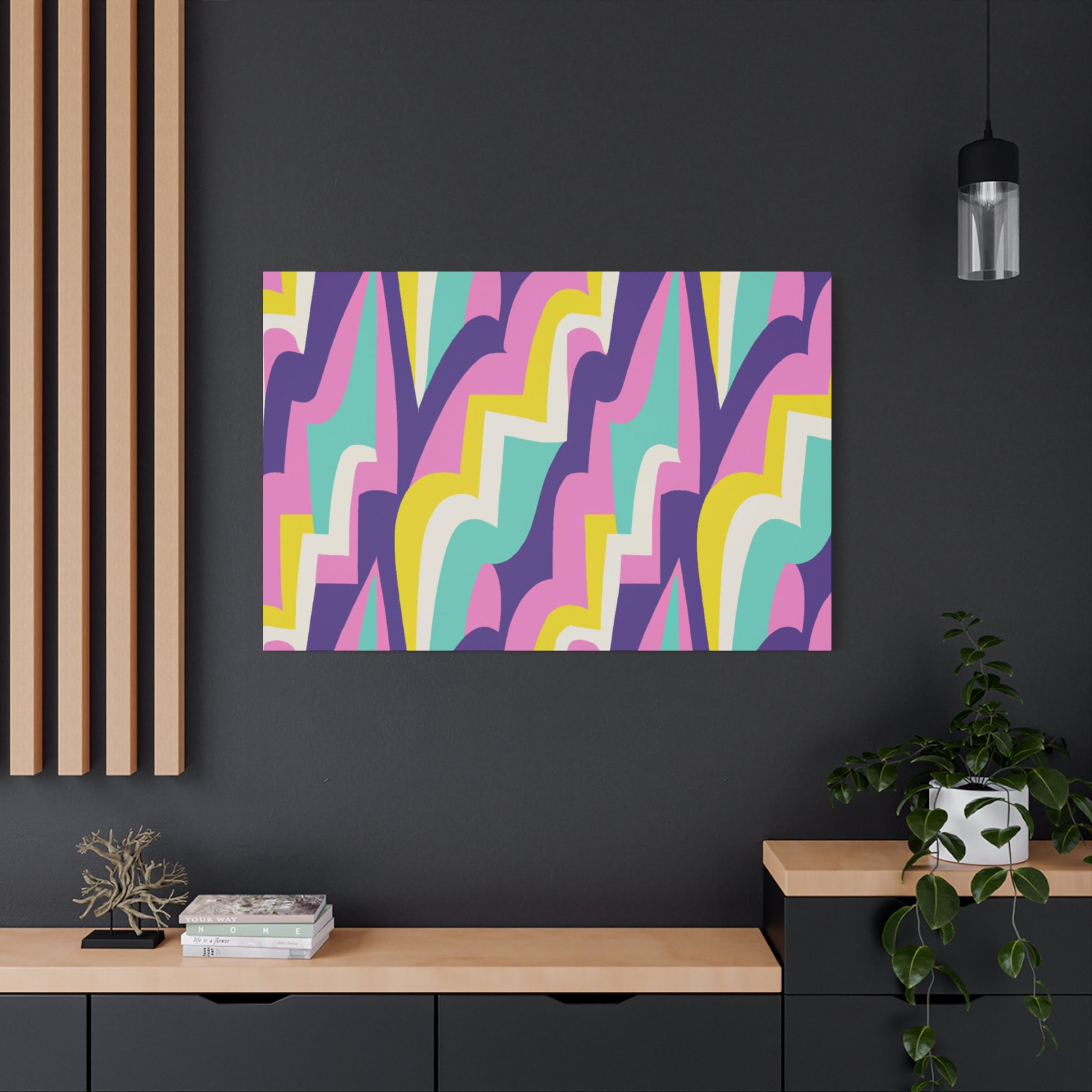 Groovy Kaleidoscope - Canvas