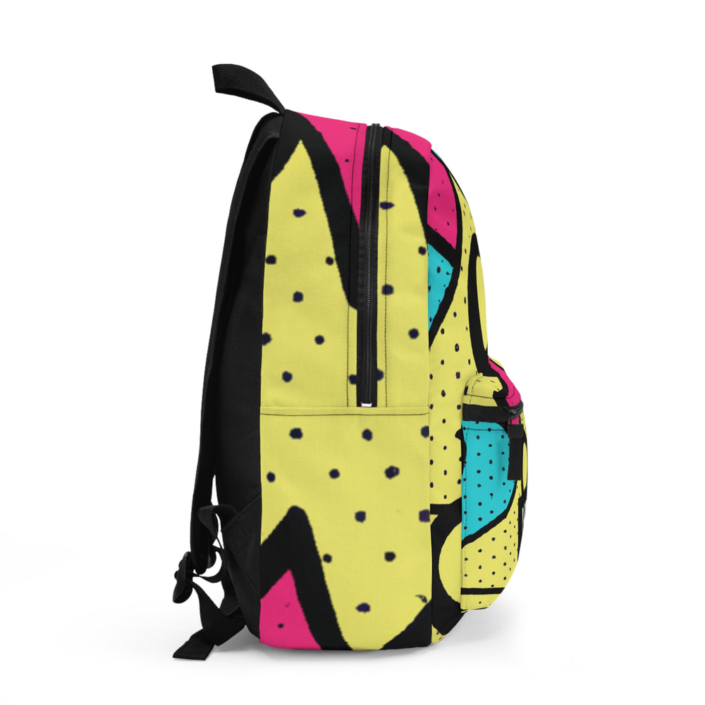 "Vibrant Vinyl Visions" - Backpack