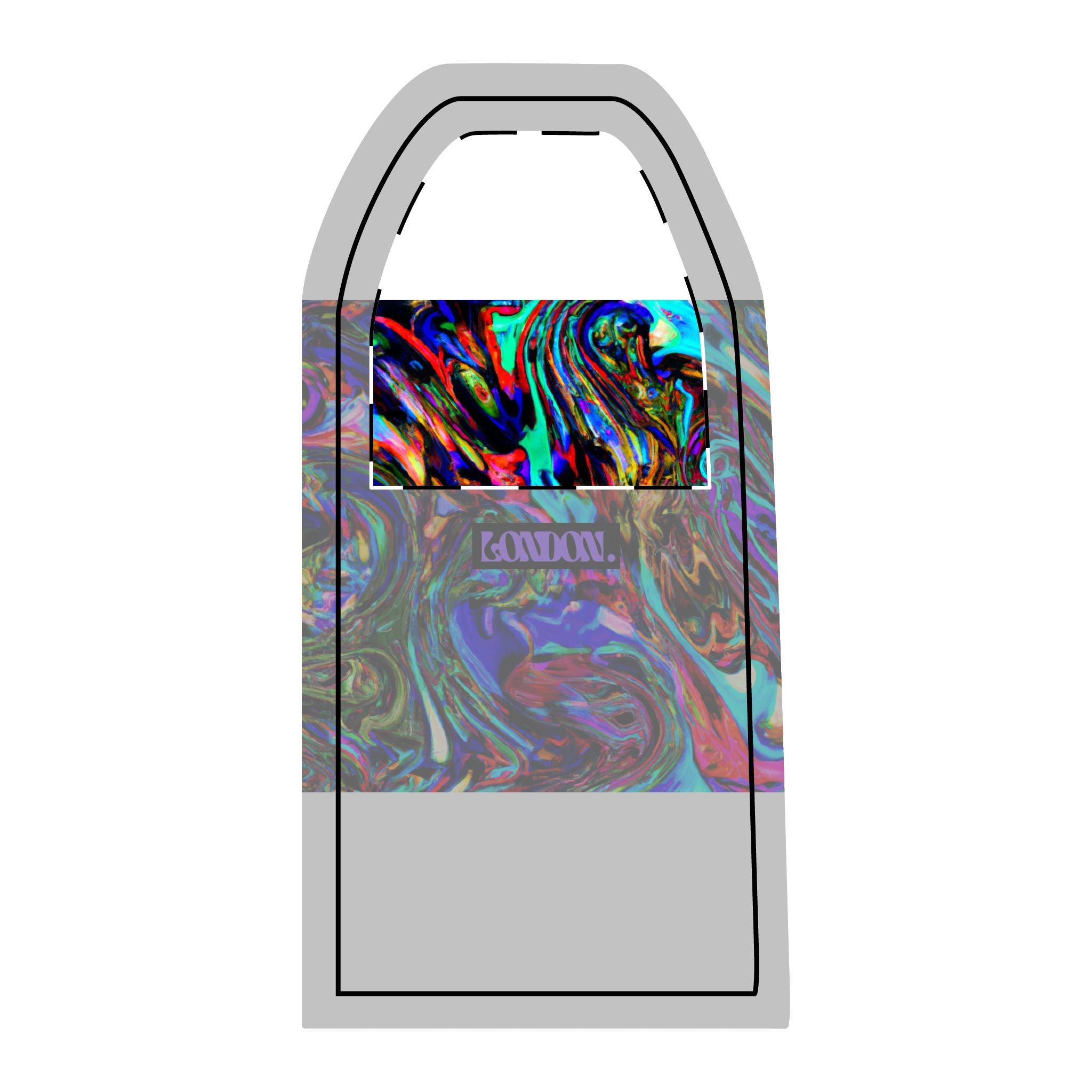 "Trippy Tulip Revival" - Sling Bag