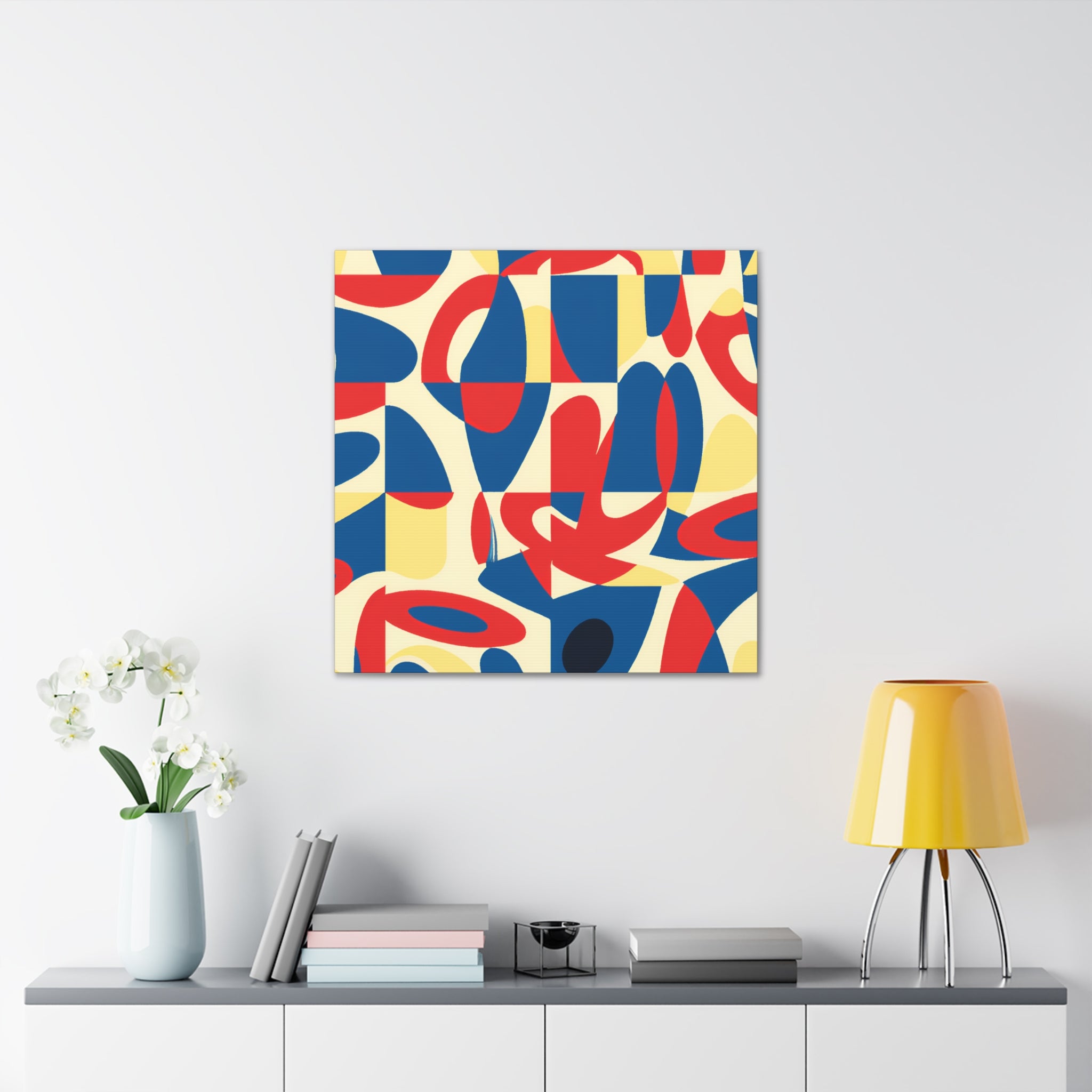 Abstract Geometric Melody Canvas Art Print - Canvas