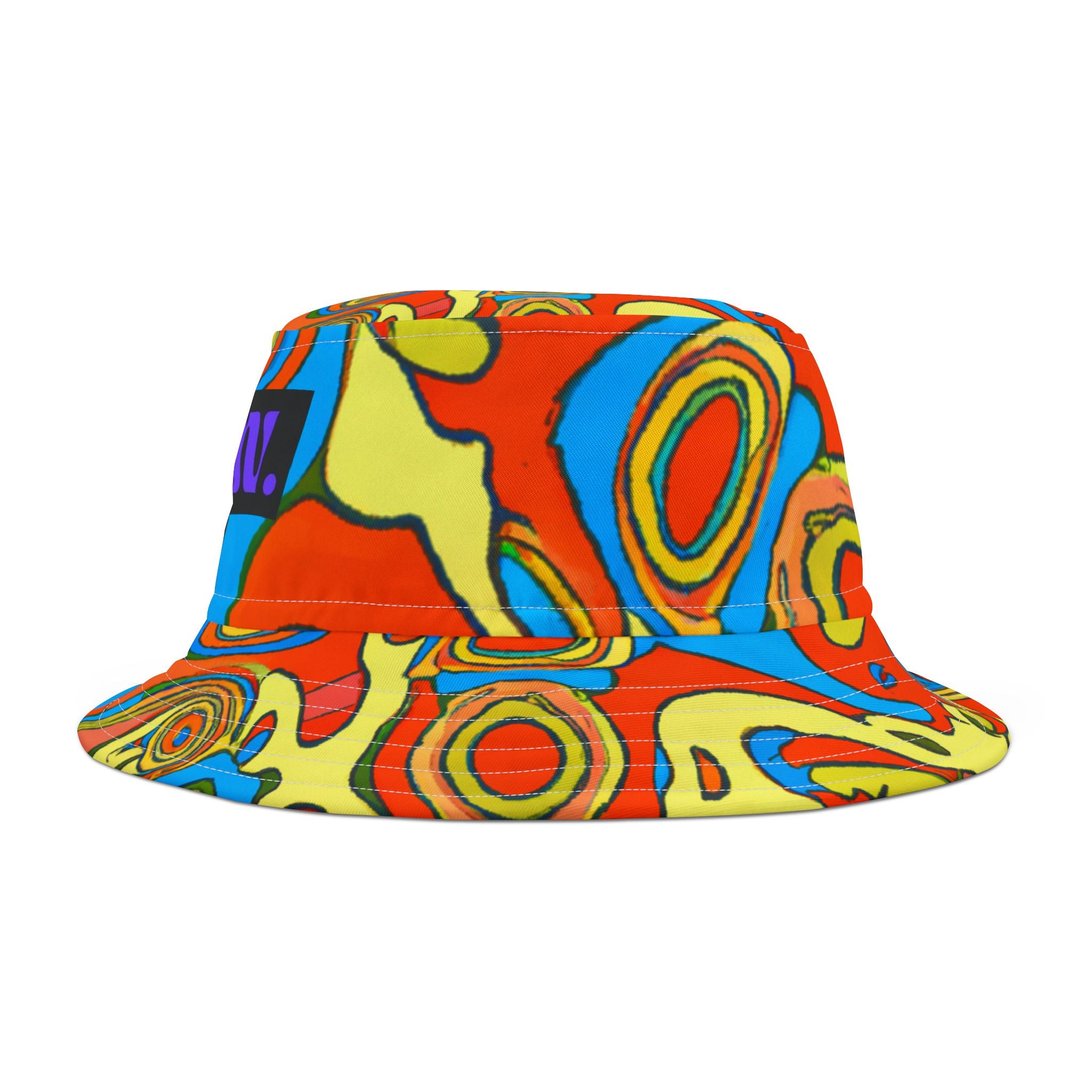 "Rad Paisley Technicolor" - Bucket Hat