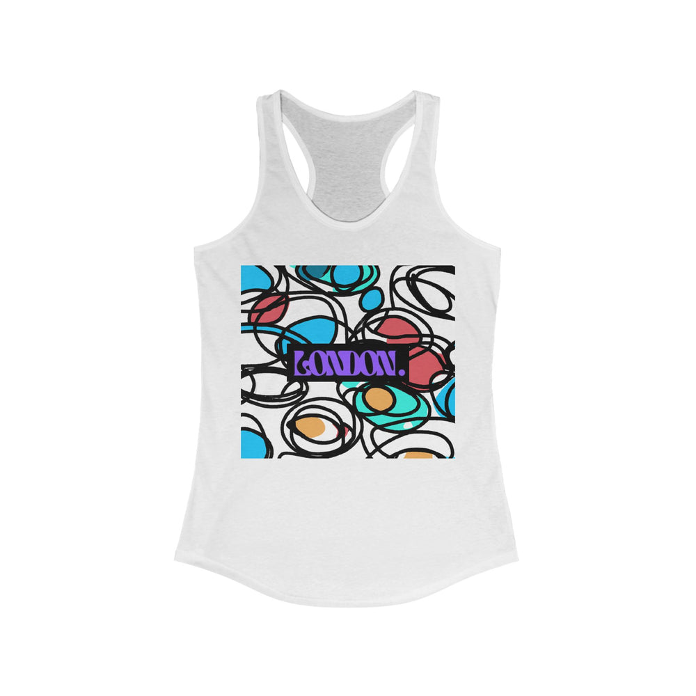 "Groovy Nebula Creations" - Racerback Tank Top