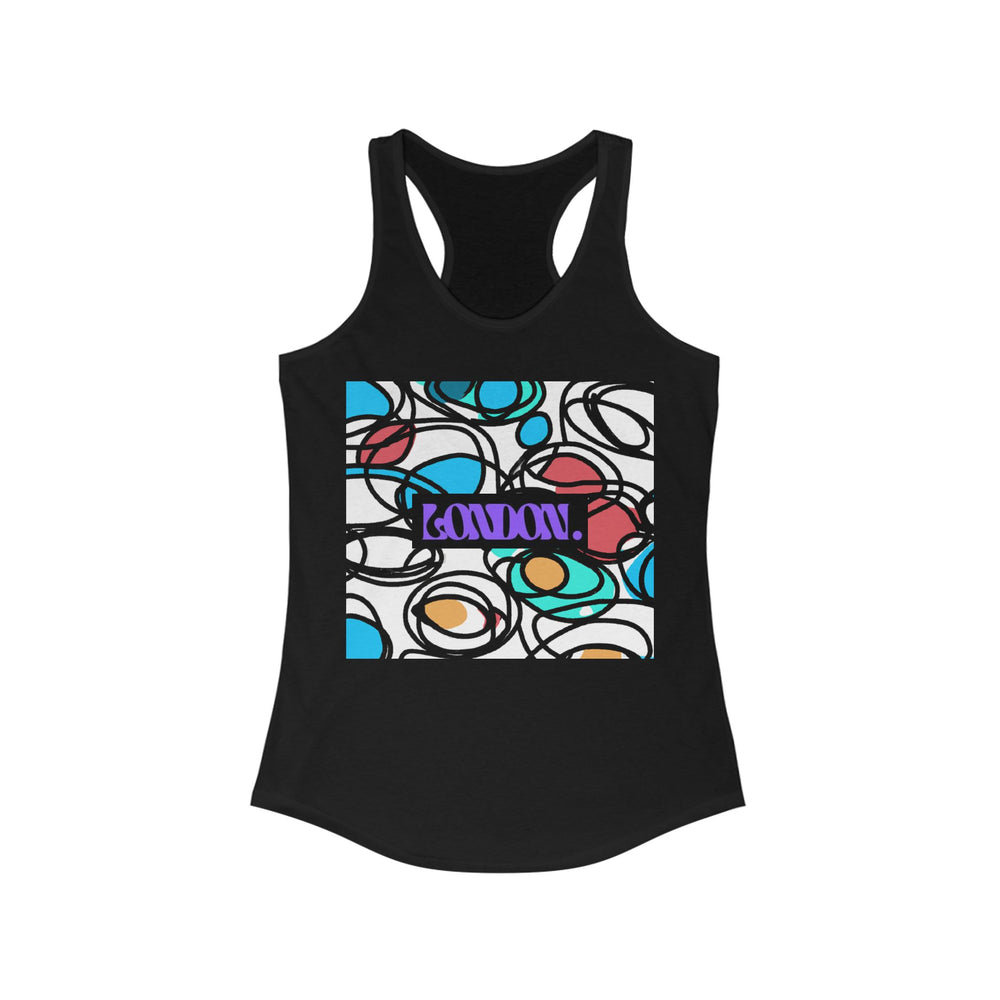 "Groovy Nebula Creations" - Racerback Tank Top