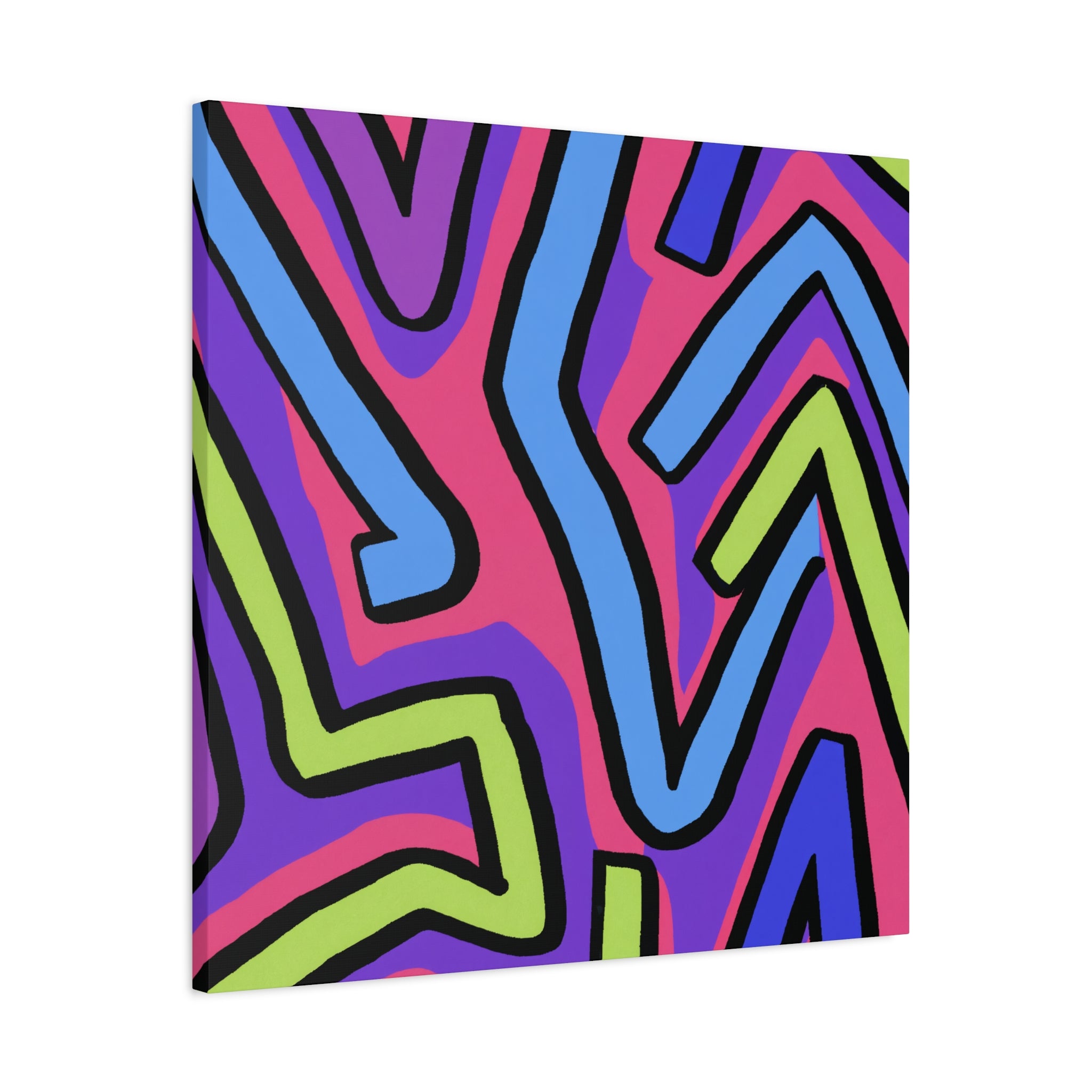 Groovy Kaleidoscope - Canvas