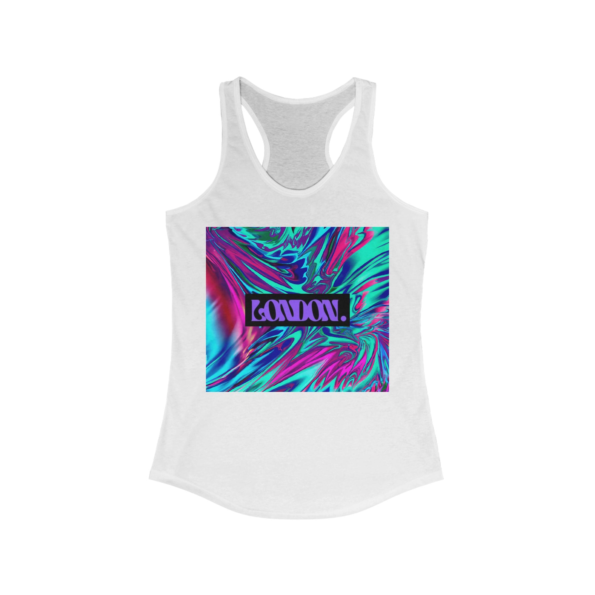 "Velvet Spectrum Revival" - Racerback Tank Top