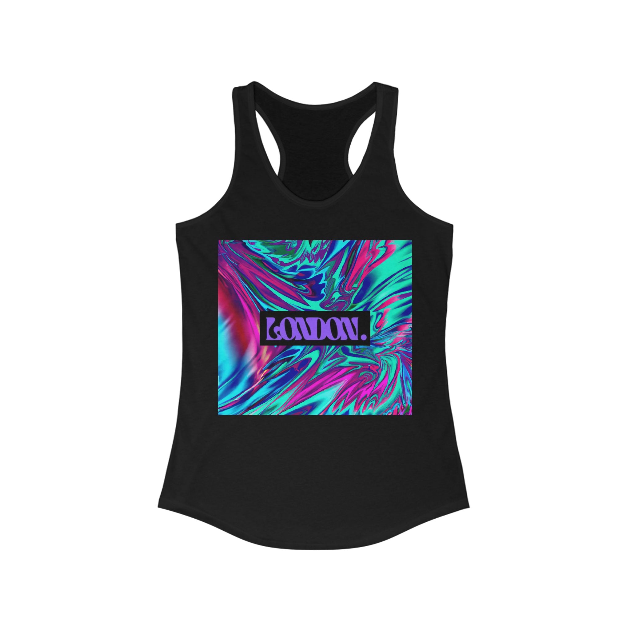 "Velvet Spectrum Revival" - Racerback Tank Top