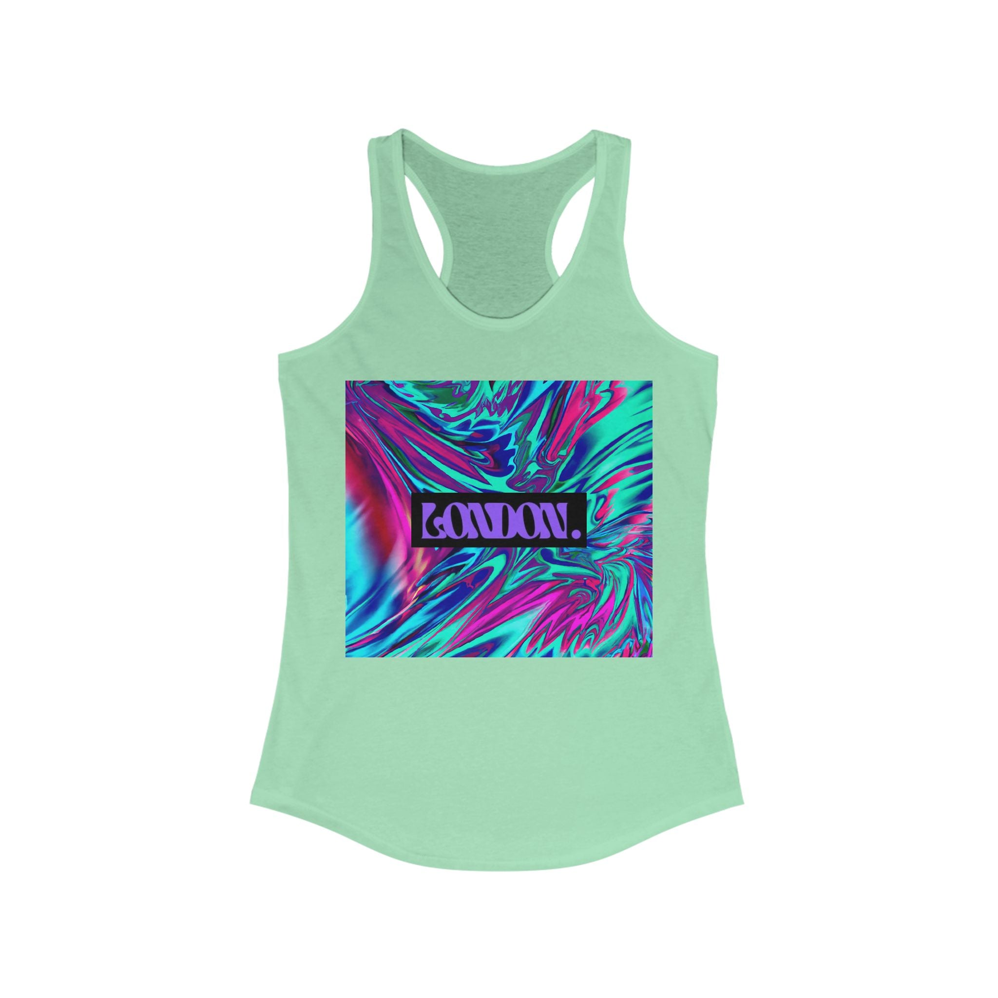 "Velvet Spectrum Revival" - Racerback Tank Top