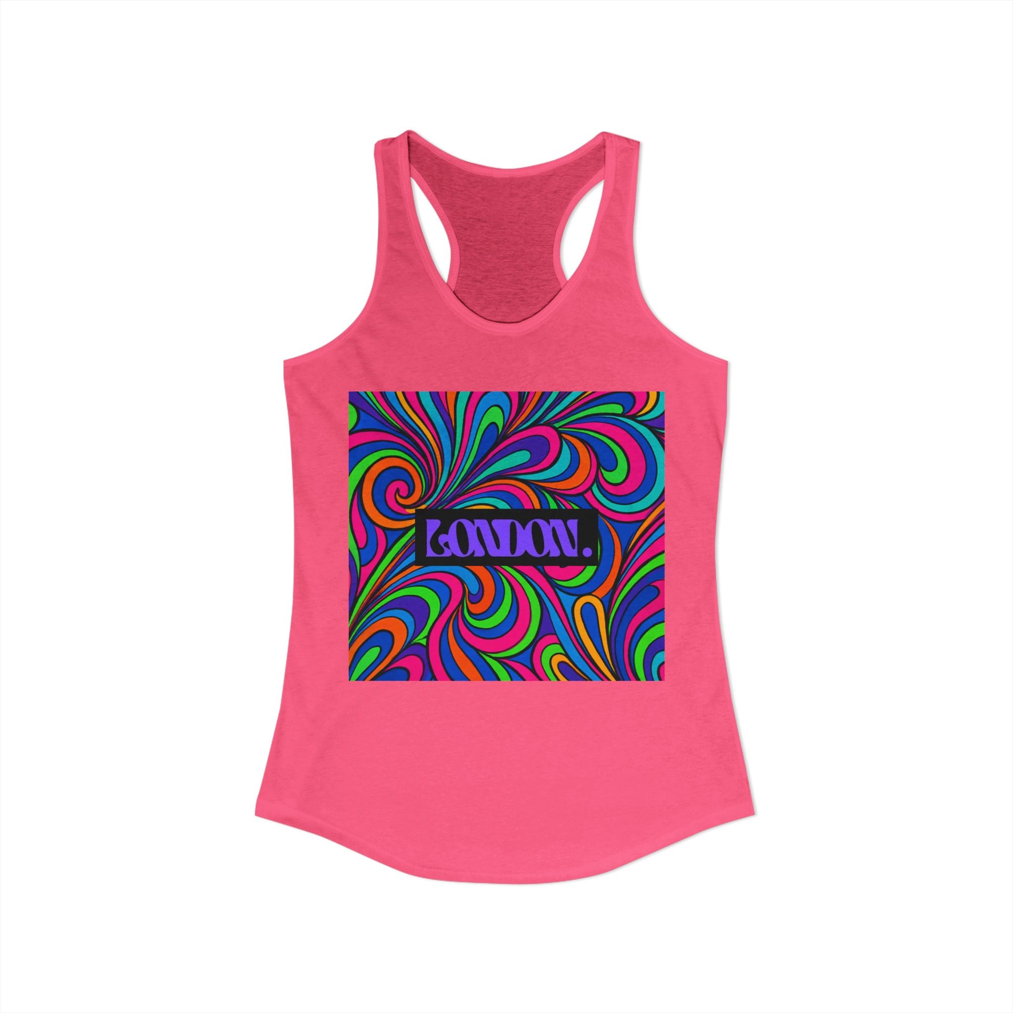 "Groovy Garnet Galaxy" - Racerback Tank Top