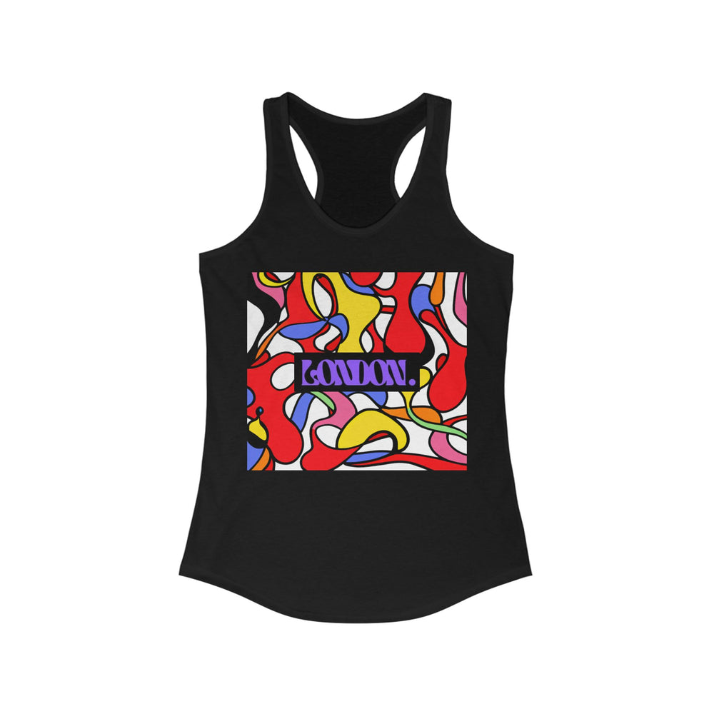"Groovy Gingham" - Racerback Tank Top