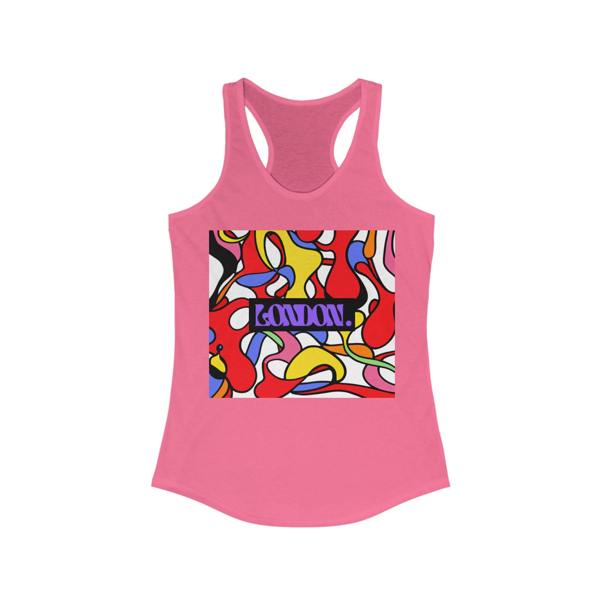 "Groovy Gingham" - Racerback Tank Top