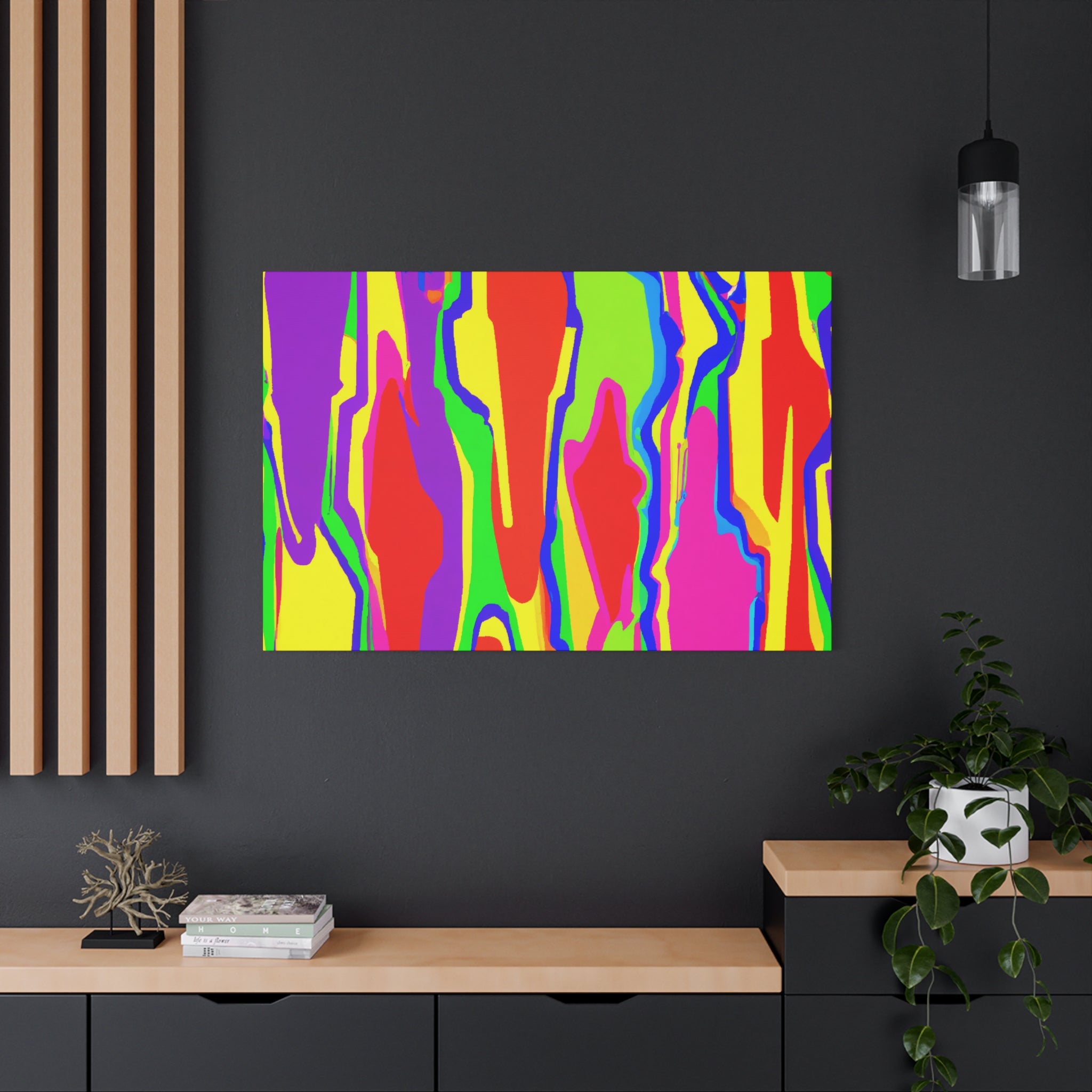 Groovy Kaleidoscope - Canvas