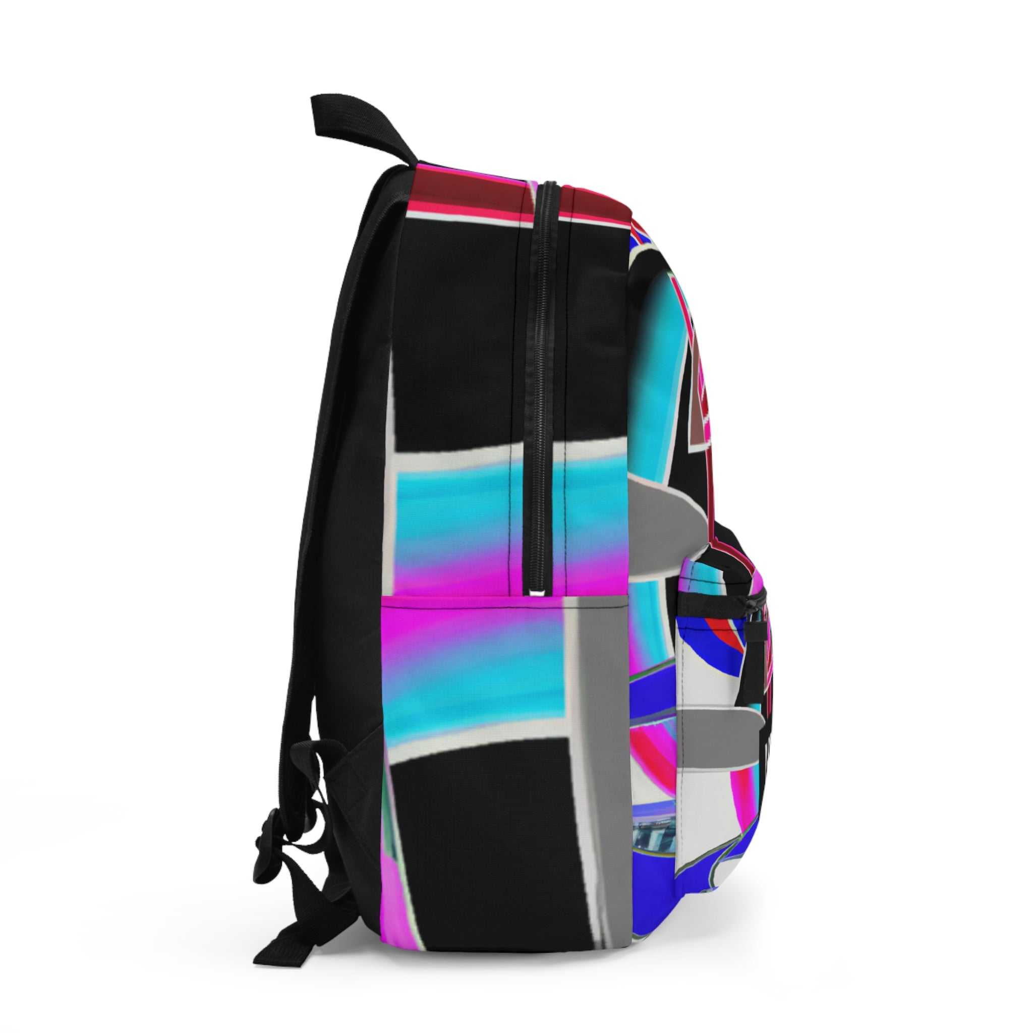 "Velvet Groove: A Swirl of Colors and Designs" - Backpack