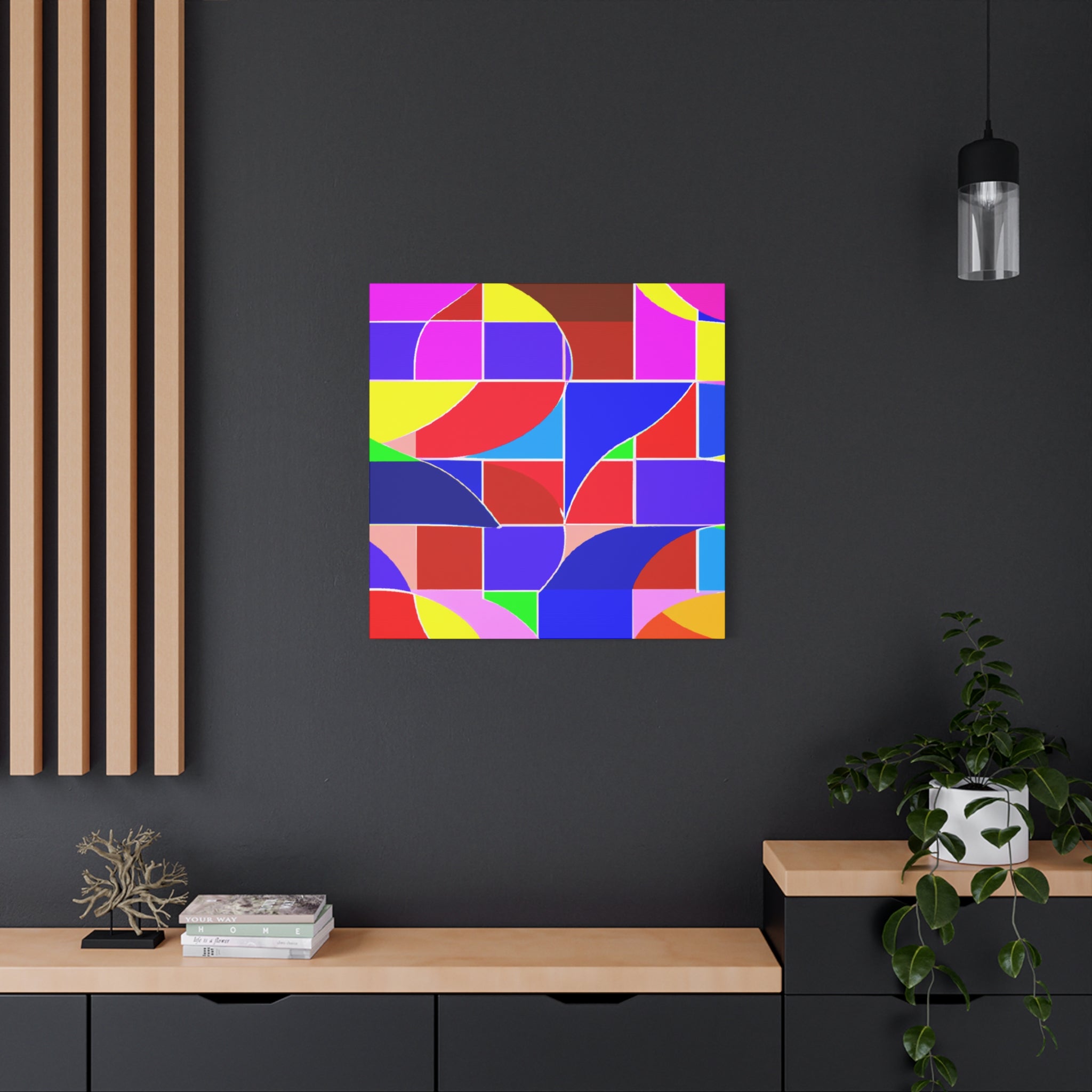 Groovy Kaleidoscope - Canvas