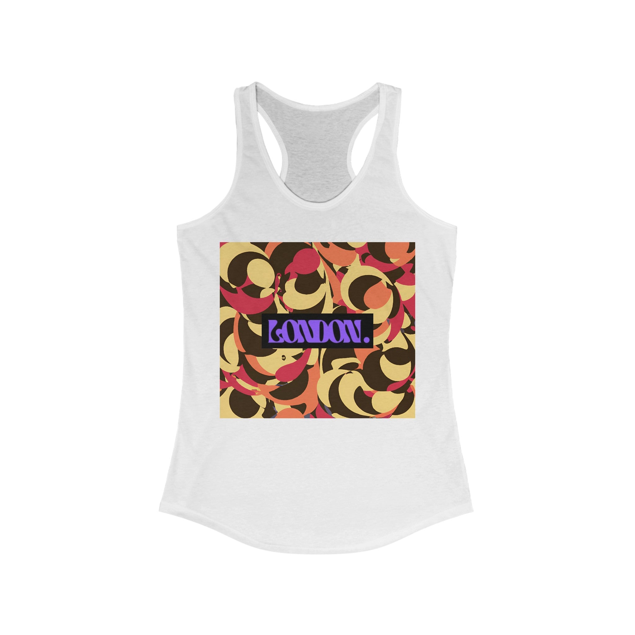 "Kaleidoscope Carnaby" - Racerback Tank Top