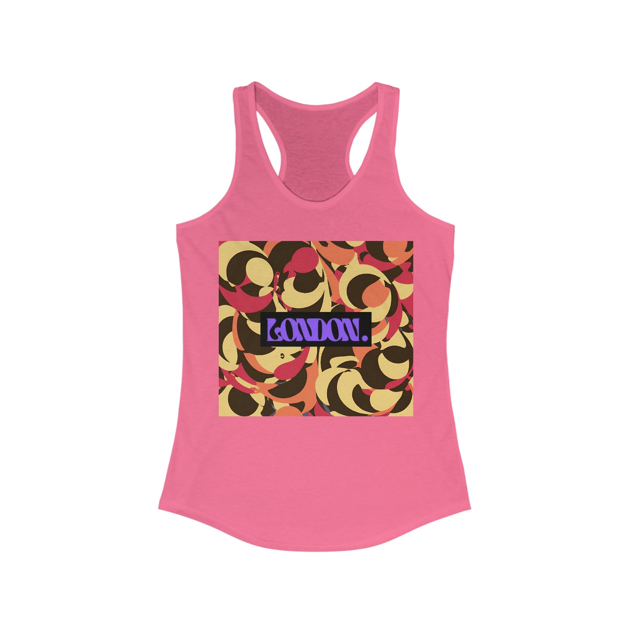 "Kaleidoscope Carnaby" - Racerback Tank Top