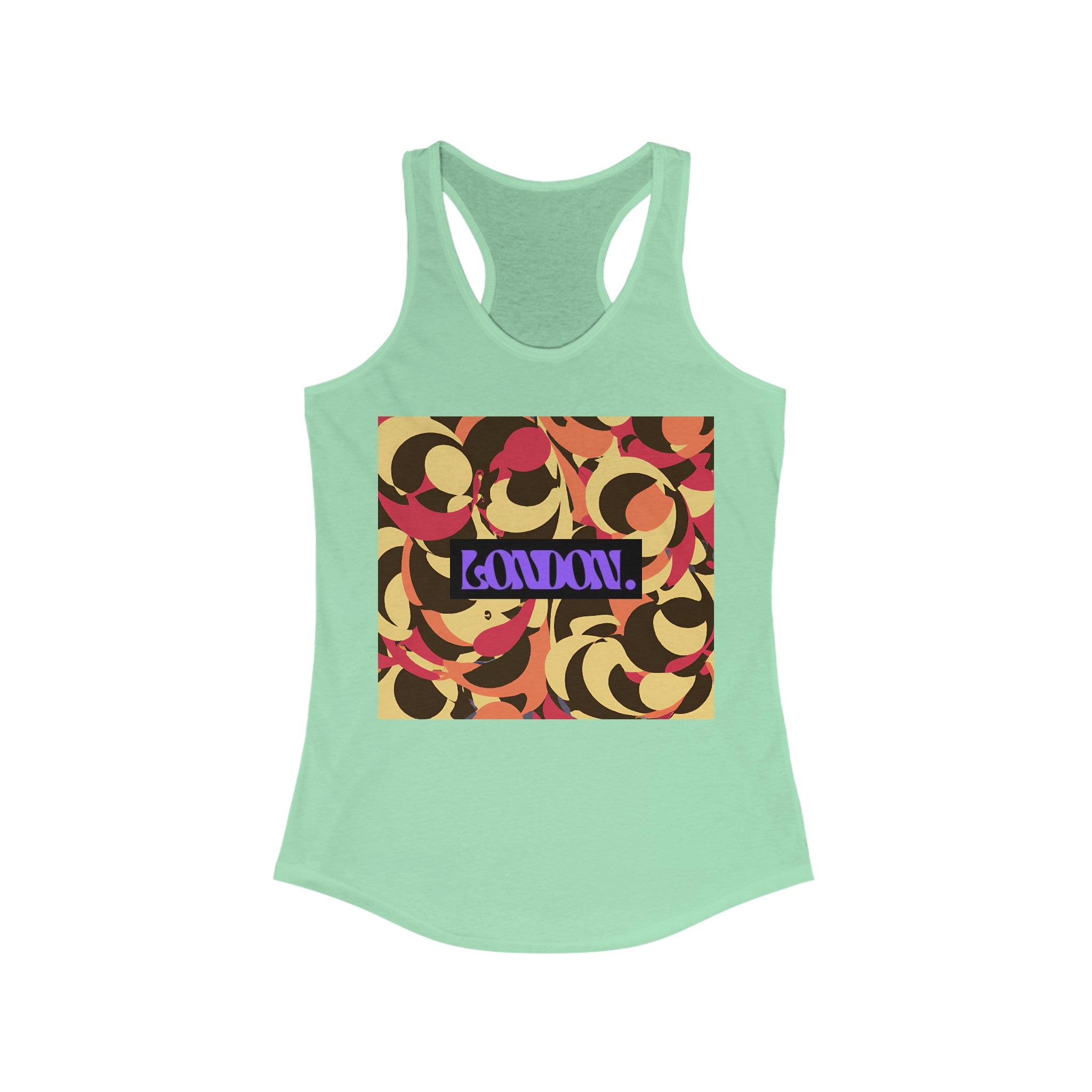 "Kaleidoscope Carnaby" - Racerback Tank Top