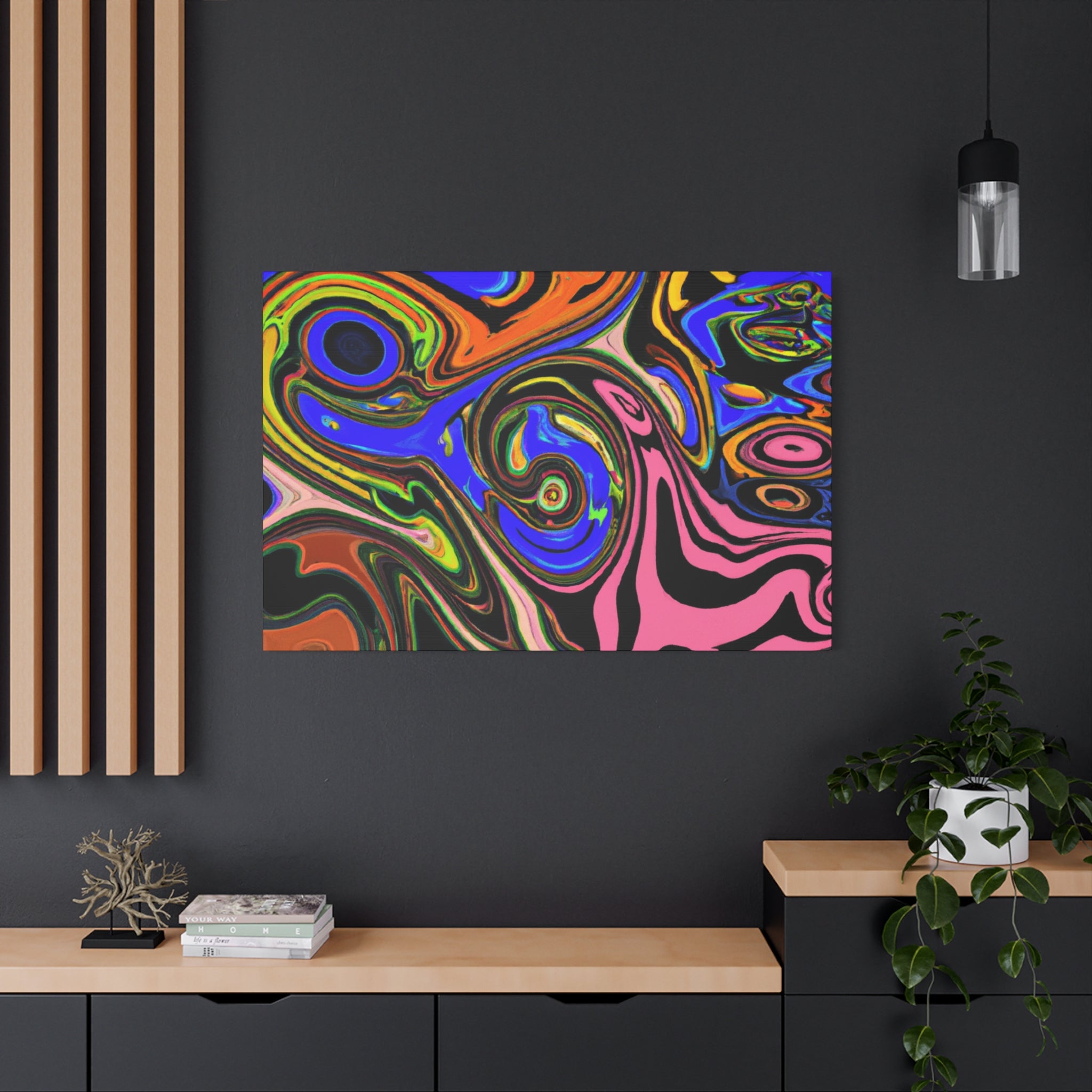 Groovy Kaleidoscope - Canvas