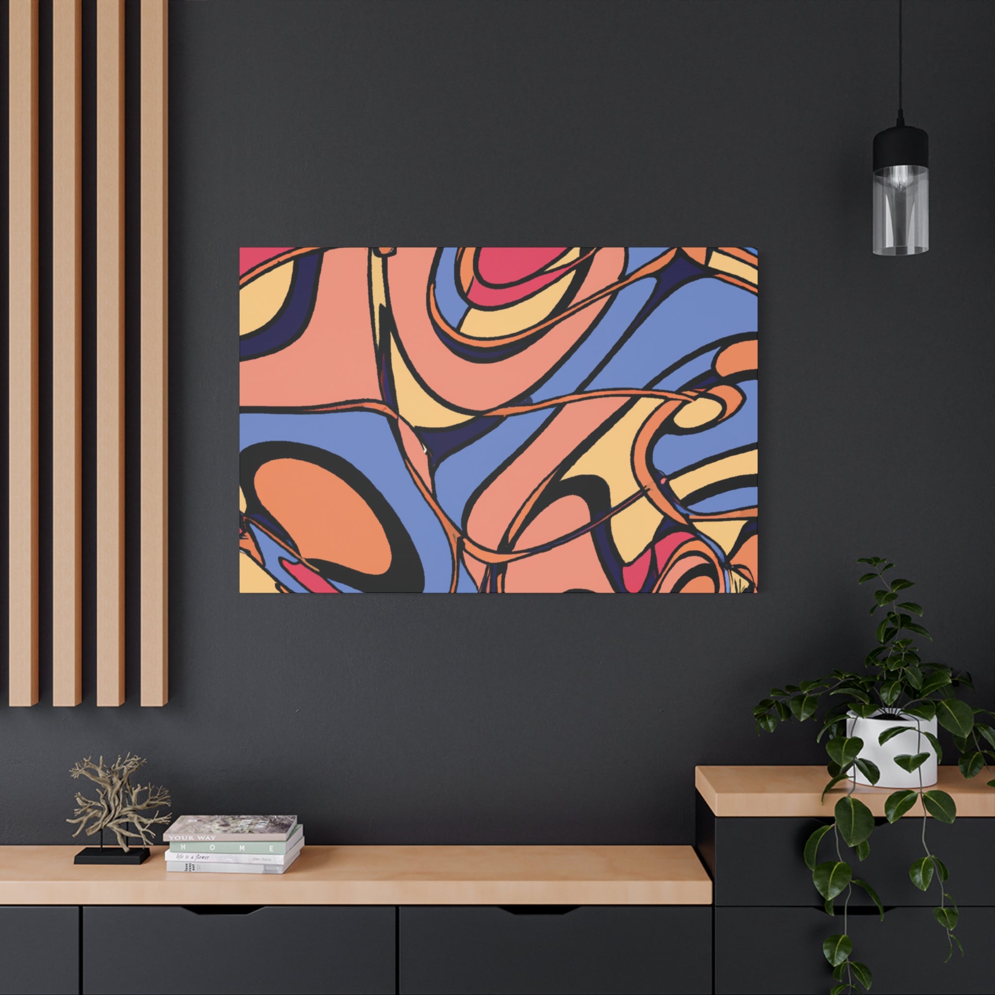 Groovy Kaleidoscope - Canvas