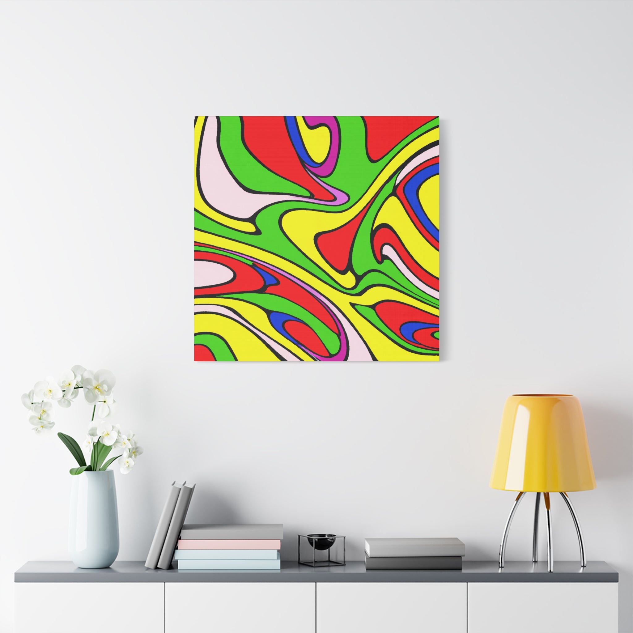 Groovy Kaleidoscope - Canvas