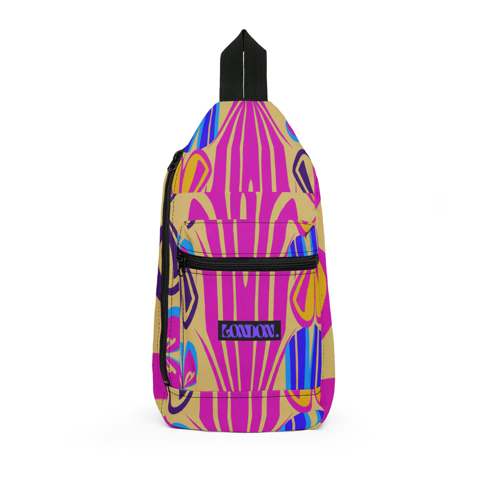 "Groovy Moonflower Delights" - Sling Bag