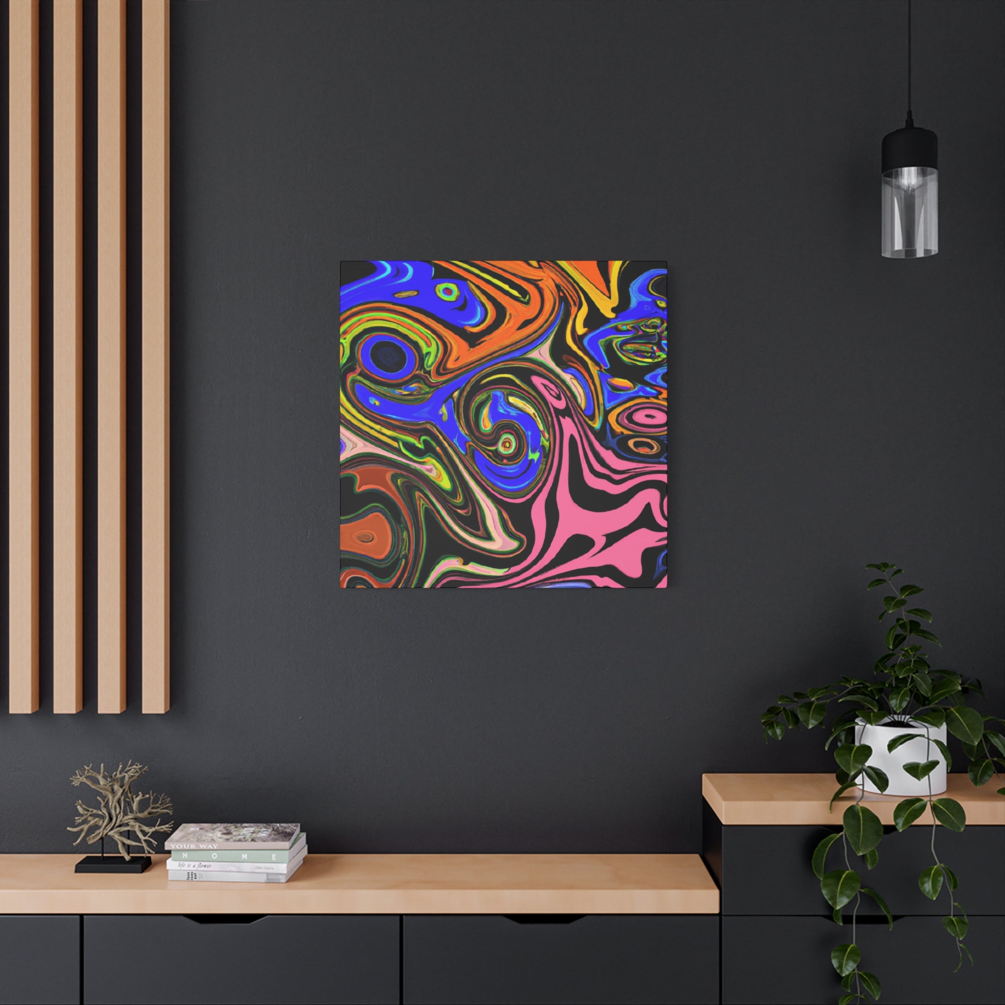 Groovy Kaleidoscope - Canvas