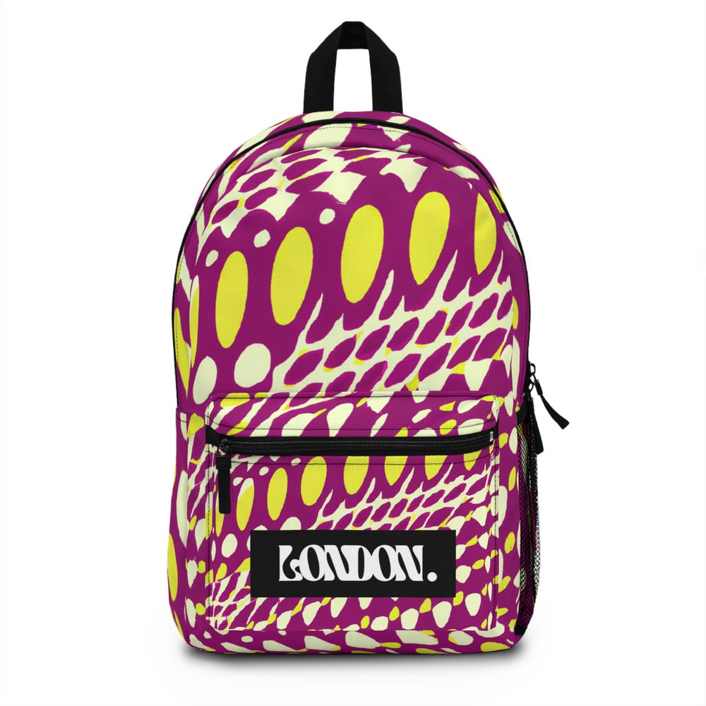 "Groovy Delight Pop Art Emporium" - Backpack