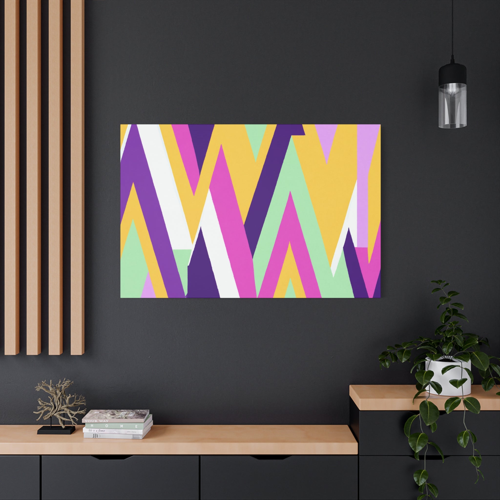 Groovy Kaleidoscope - Canvas