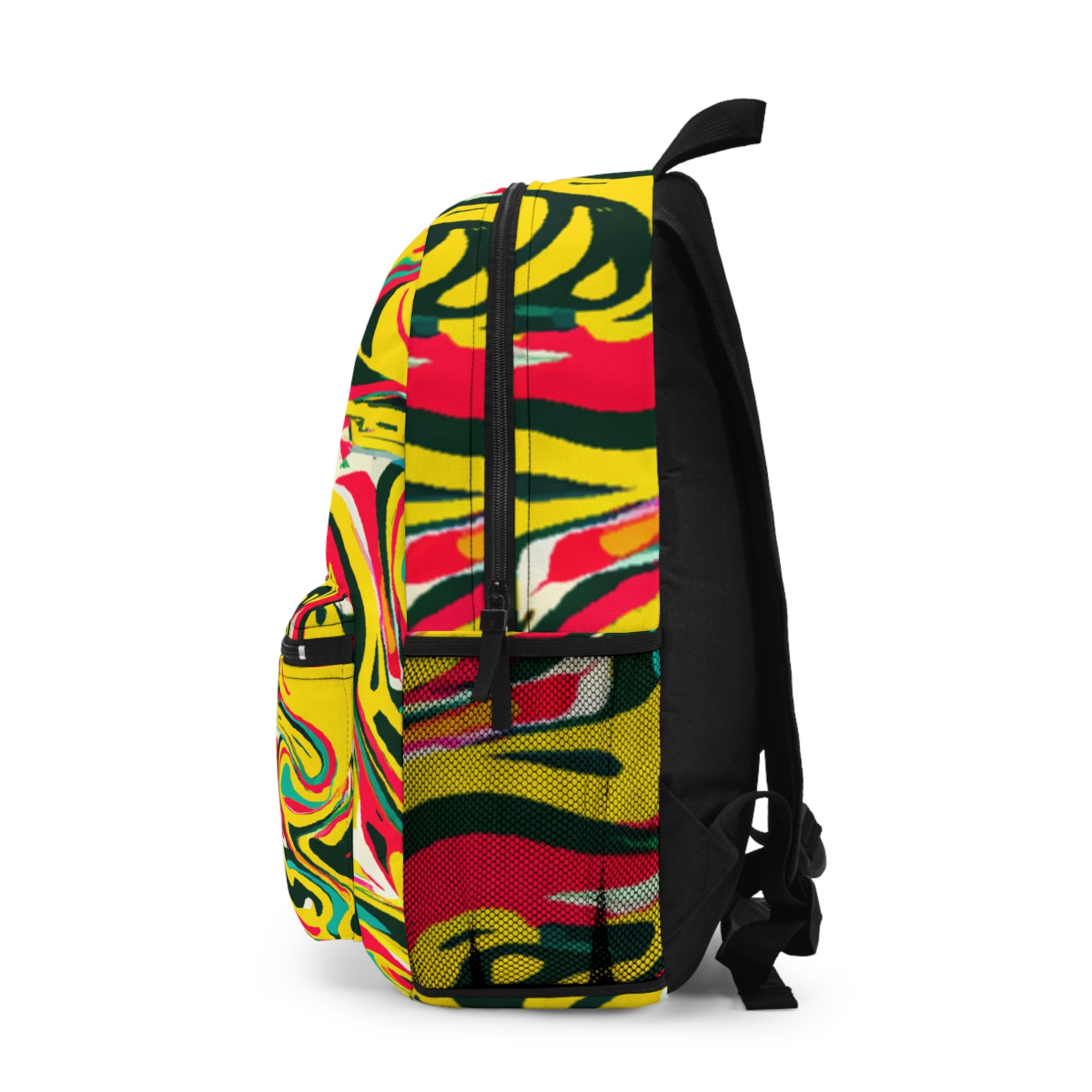 "Groovy Galaxy: A Burst of Vintage Vibrance" - Backpack