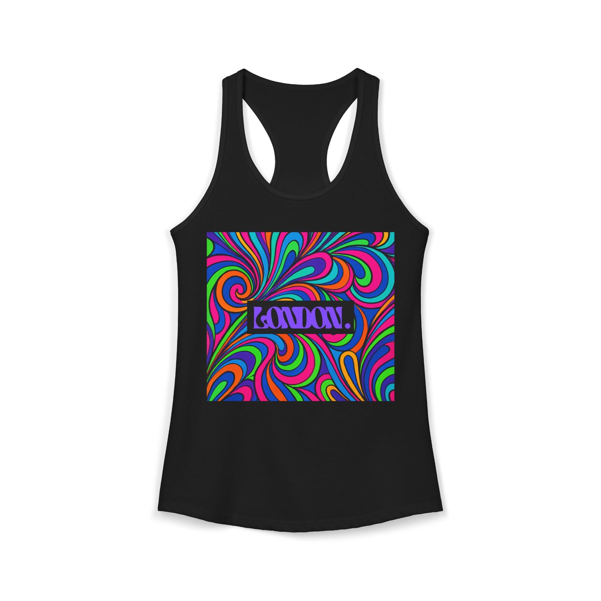 "Groovy Garnet Galaxy" - Racerback Tank Top
