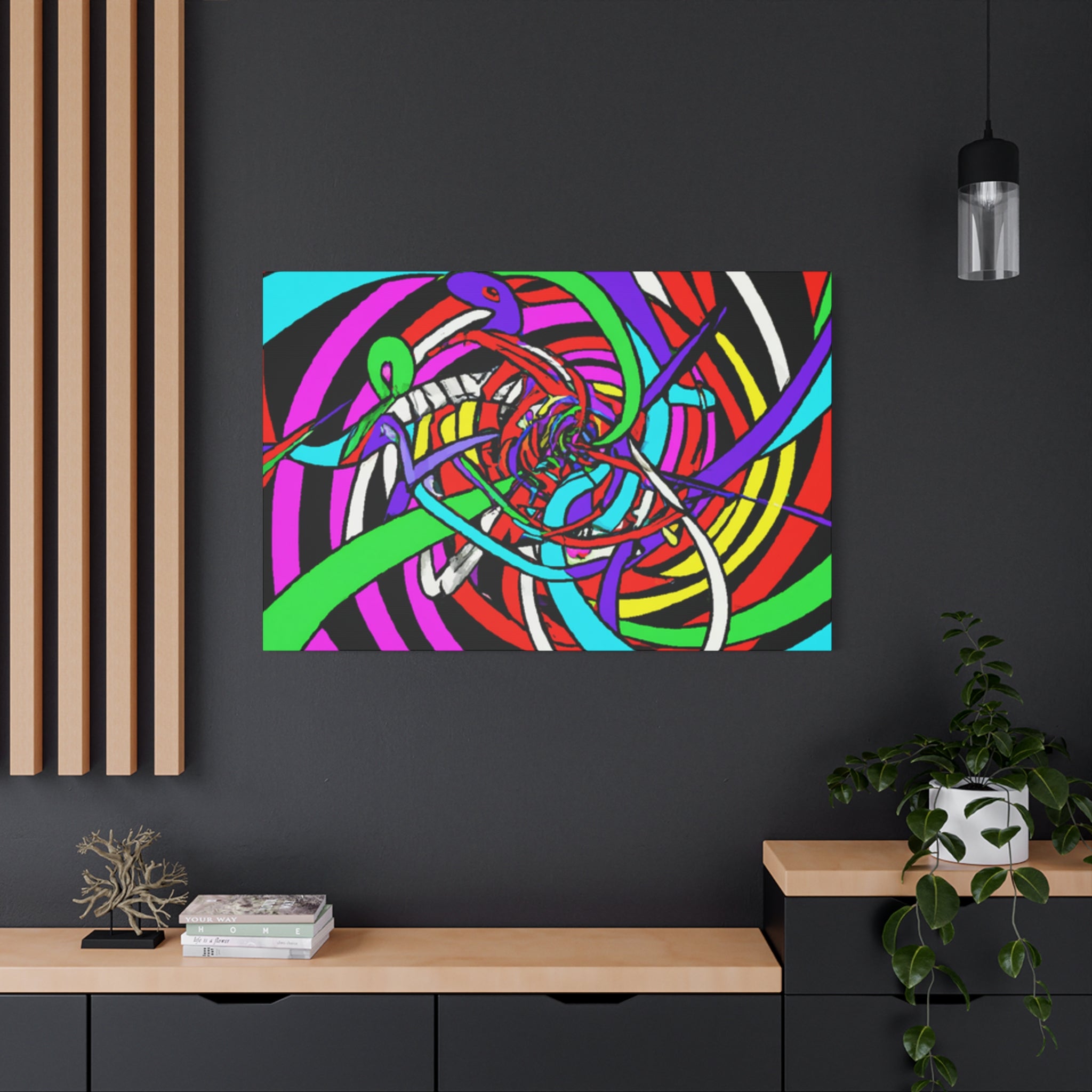 Groovy Kaleidoscope - Canvas