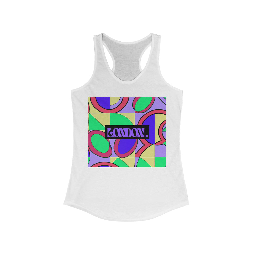 "Velvet Spectrum Groove" - Racerback Tank Top
