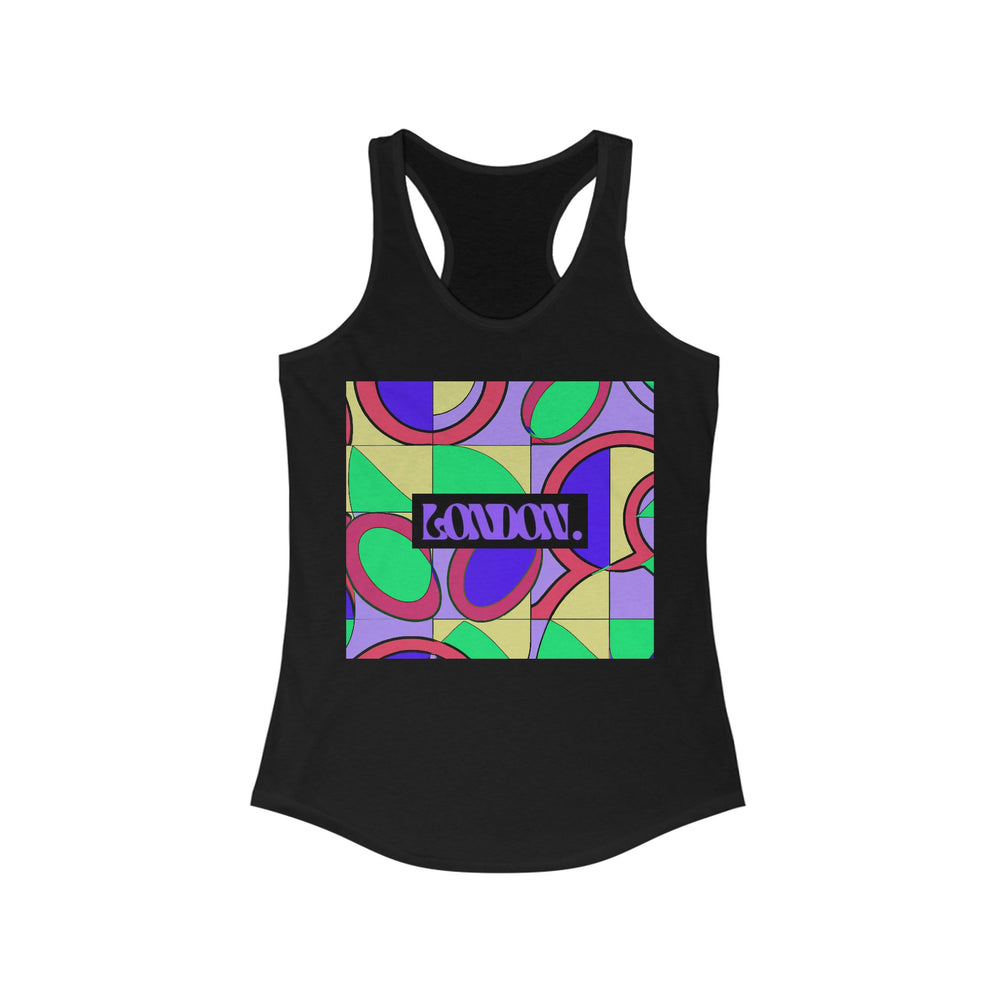 "Velvet Spectrum Groove" - Racerback Tank Top