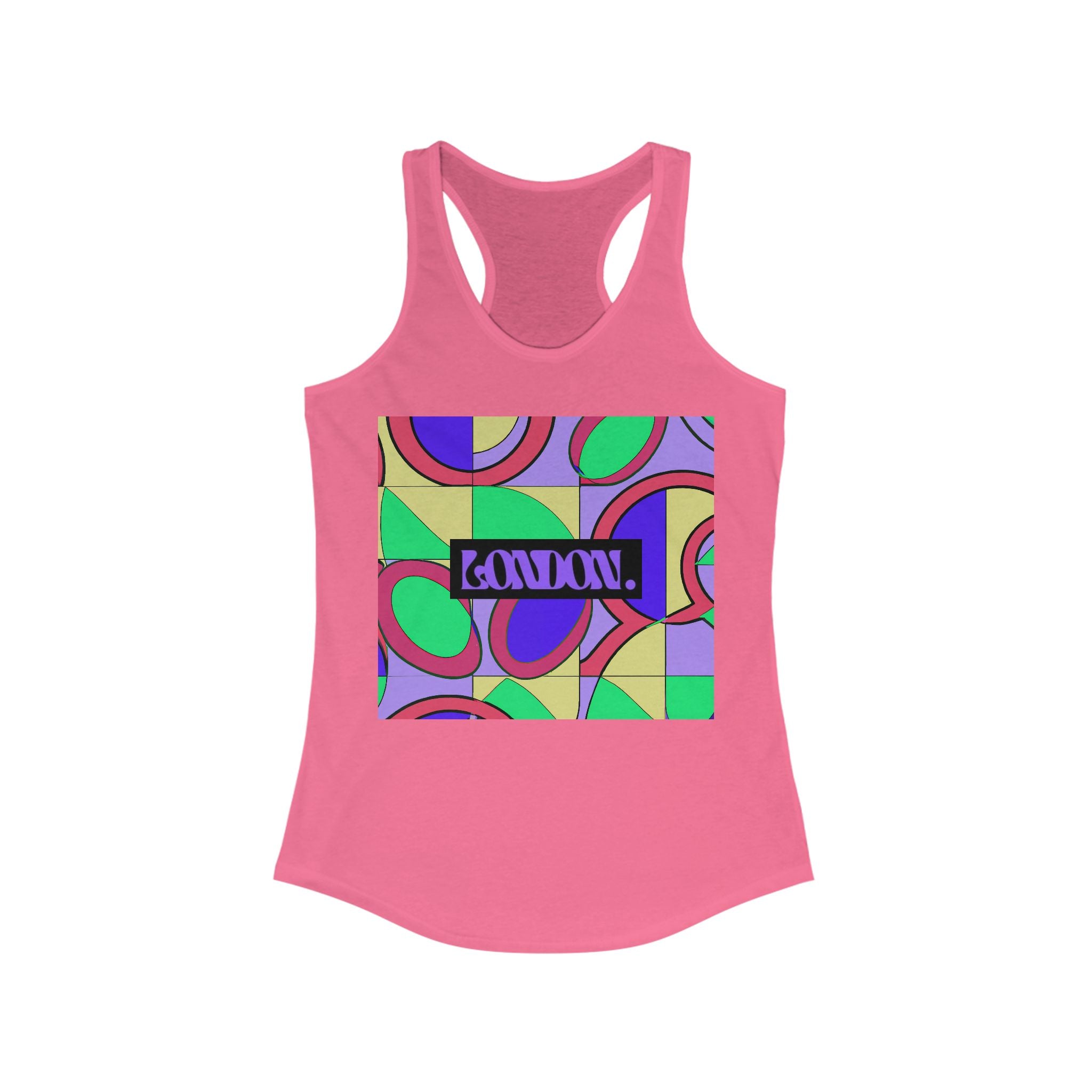 "Velvet Spectrum Groove" - Racerback Tank Top