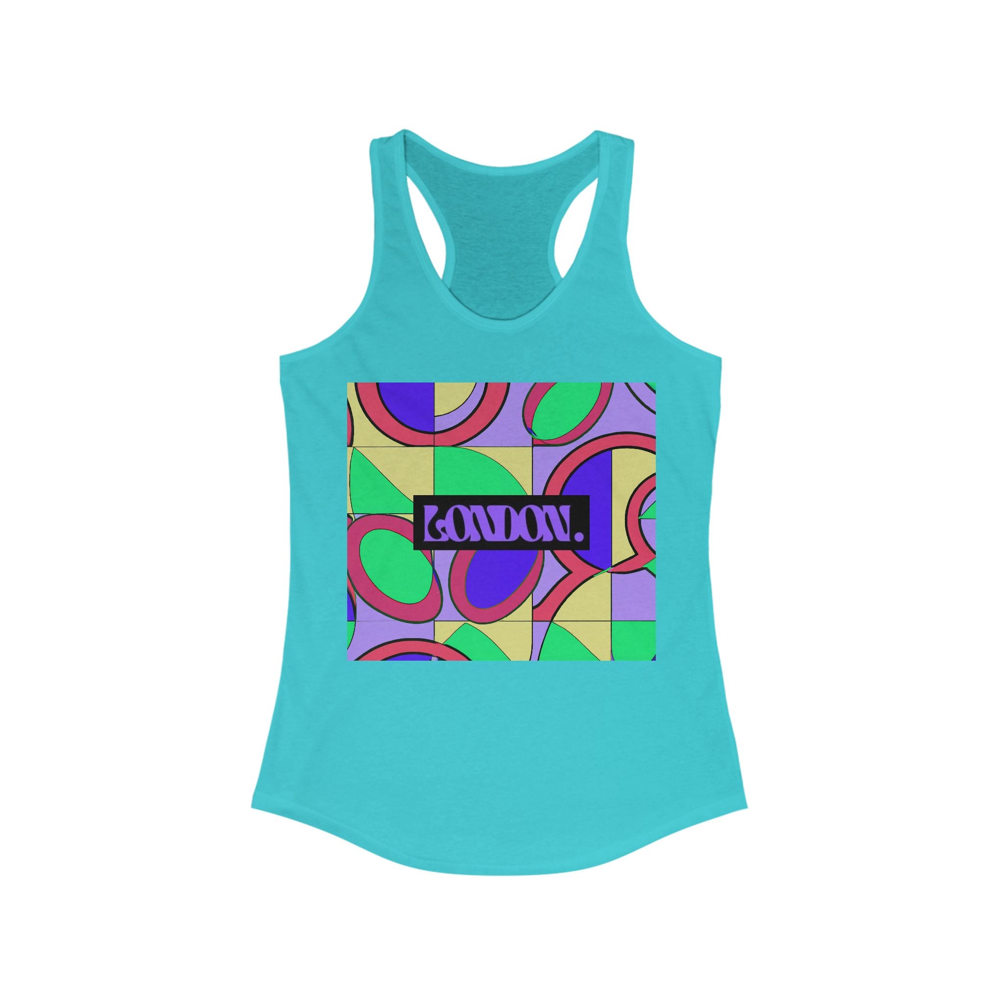 "Velvet Spectrum Groove" - Racerback Tank Top