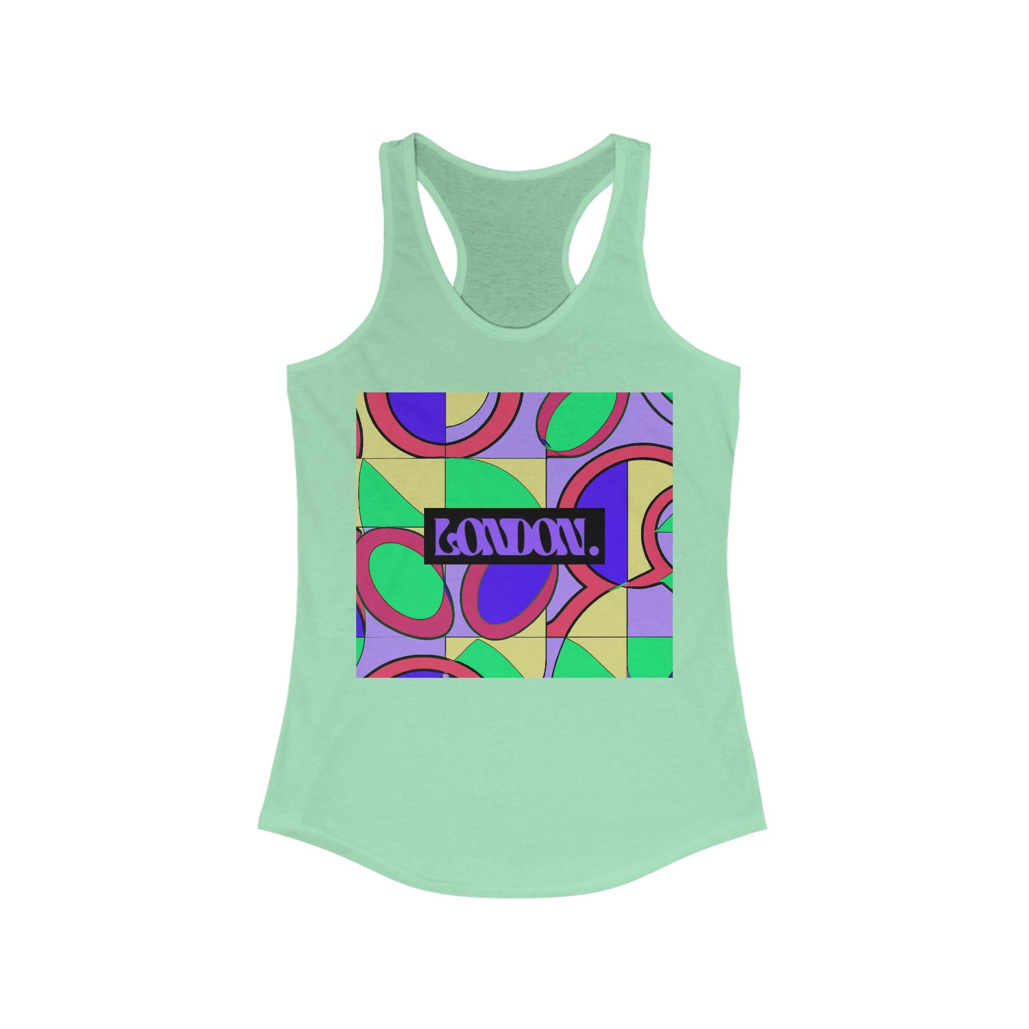 "Velvet Spectrum Groove" - Racerback Tank Top