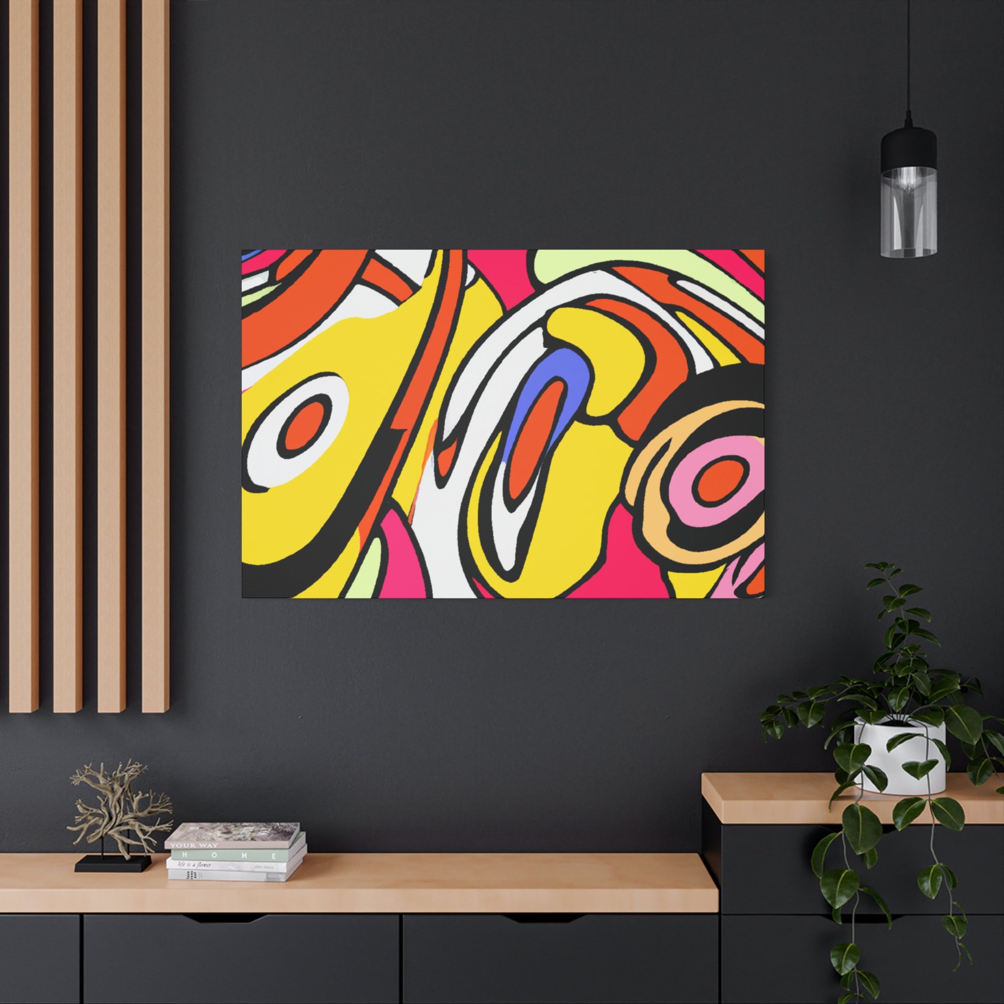 Groovy Kaleidoscope - Canvas