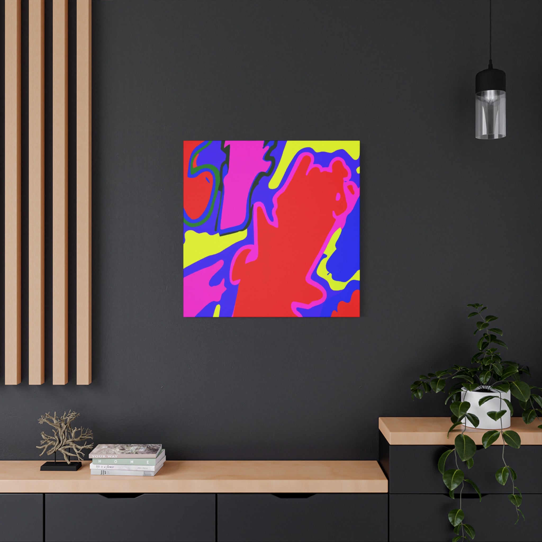 Groovy Kaleidoscope - Canvas